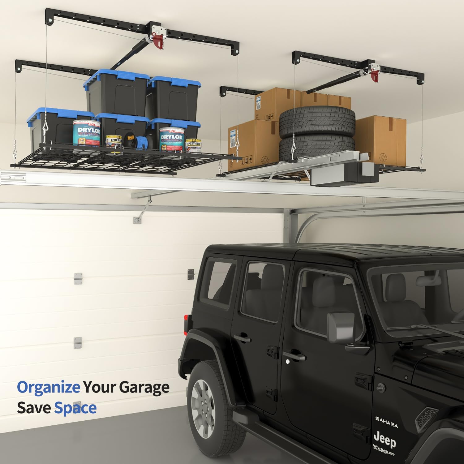 Aoibox LAB0127O25 Overhead-Garage-Storage - View #7