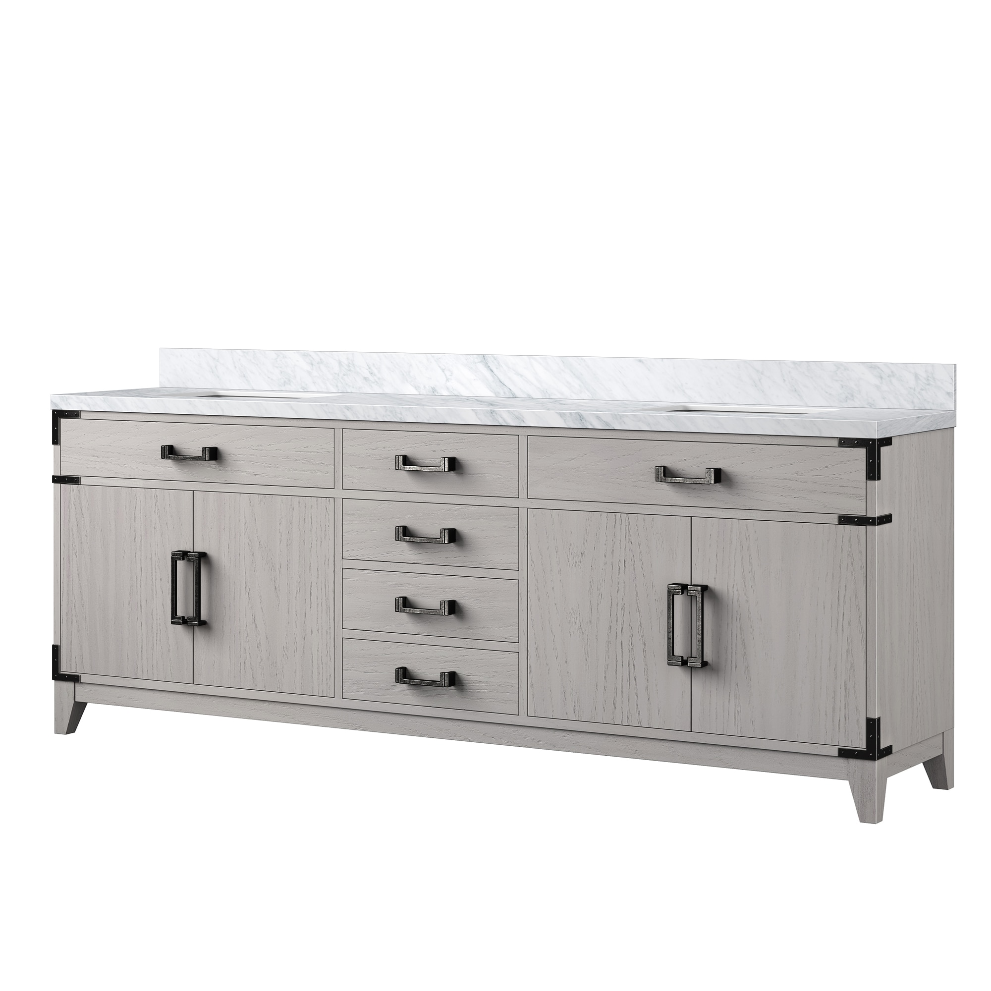 Lexora LVW84DM100 Bath-Vanity-Combo - View #2