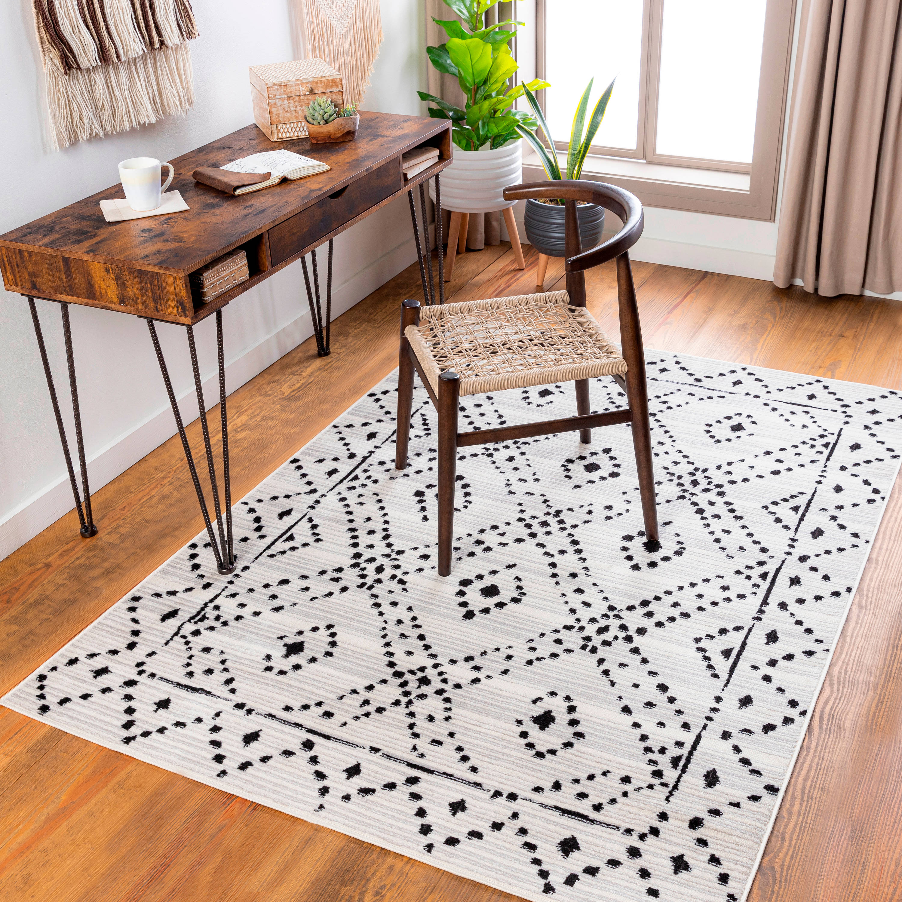 Artistic Weavers PSS2327-71010 Pisa 8 X 10 (ft) Gray Indoor Tribal Global Area Rug