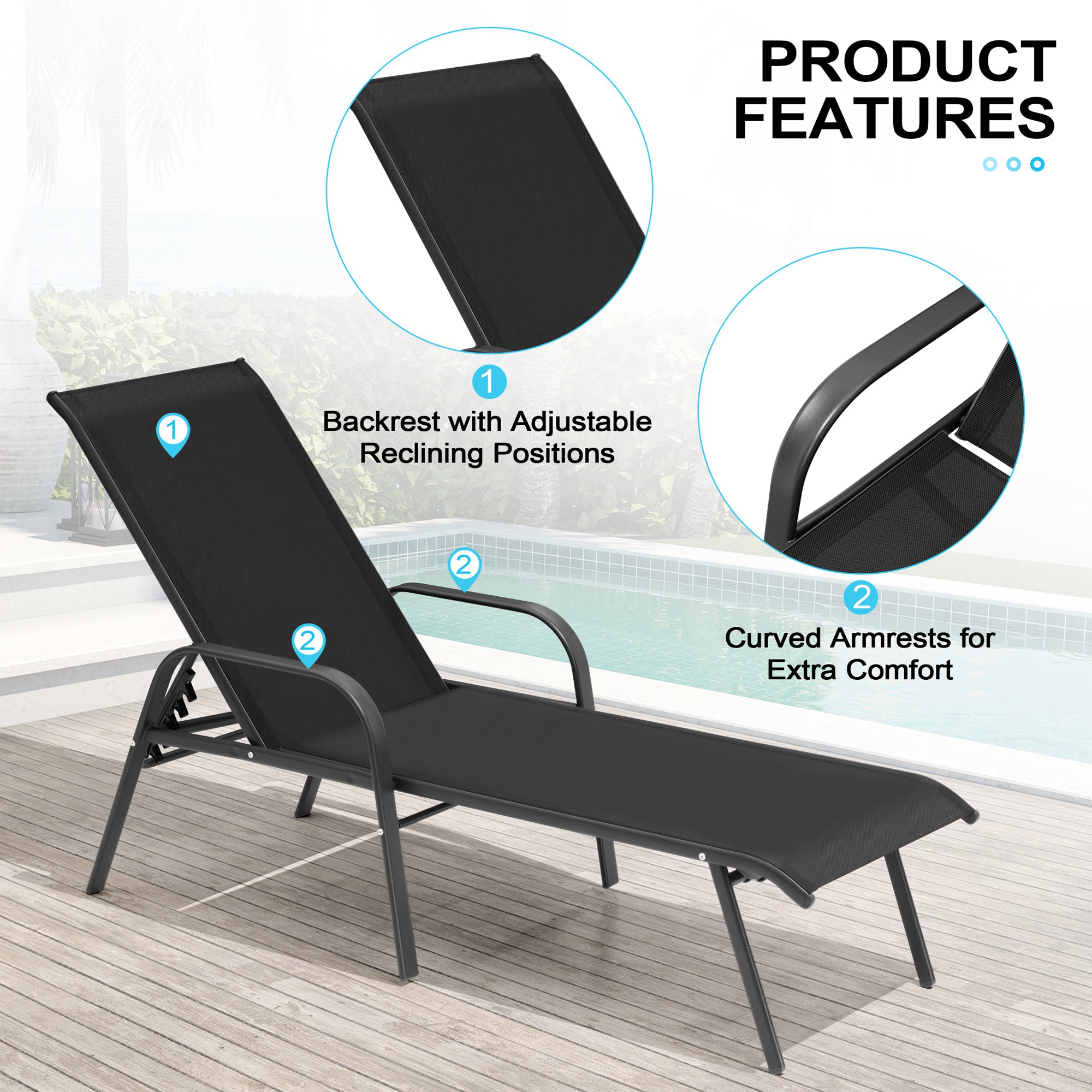 Crestlive Products CL-LG012BLK Patio-Chairs - View #7