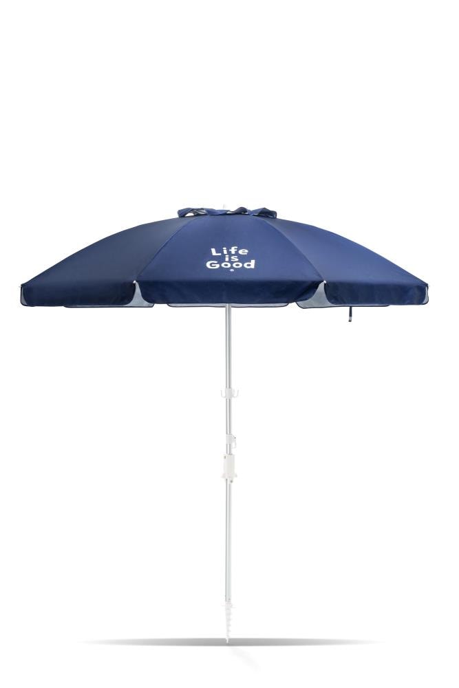 Life is Good LLIGUMB-N-1PK Beach Umbrella (Common: 7-ft; Actual: 6.46-ft)