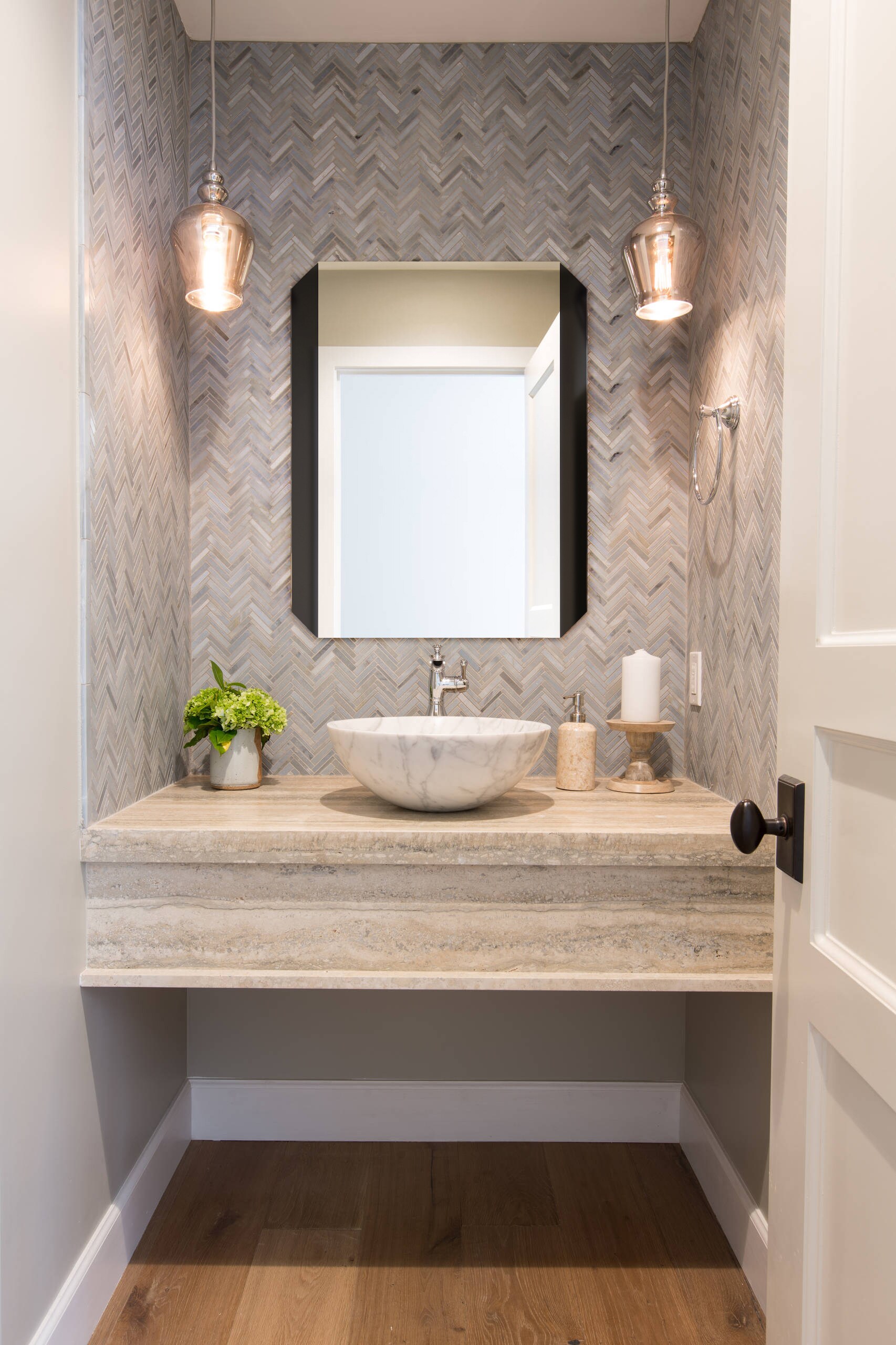 Decor Wonderland DW497BS Framed-Bath-Mirrors - View #2
