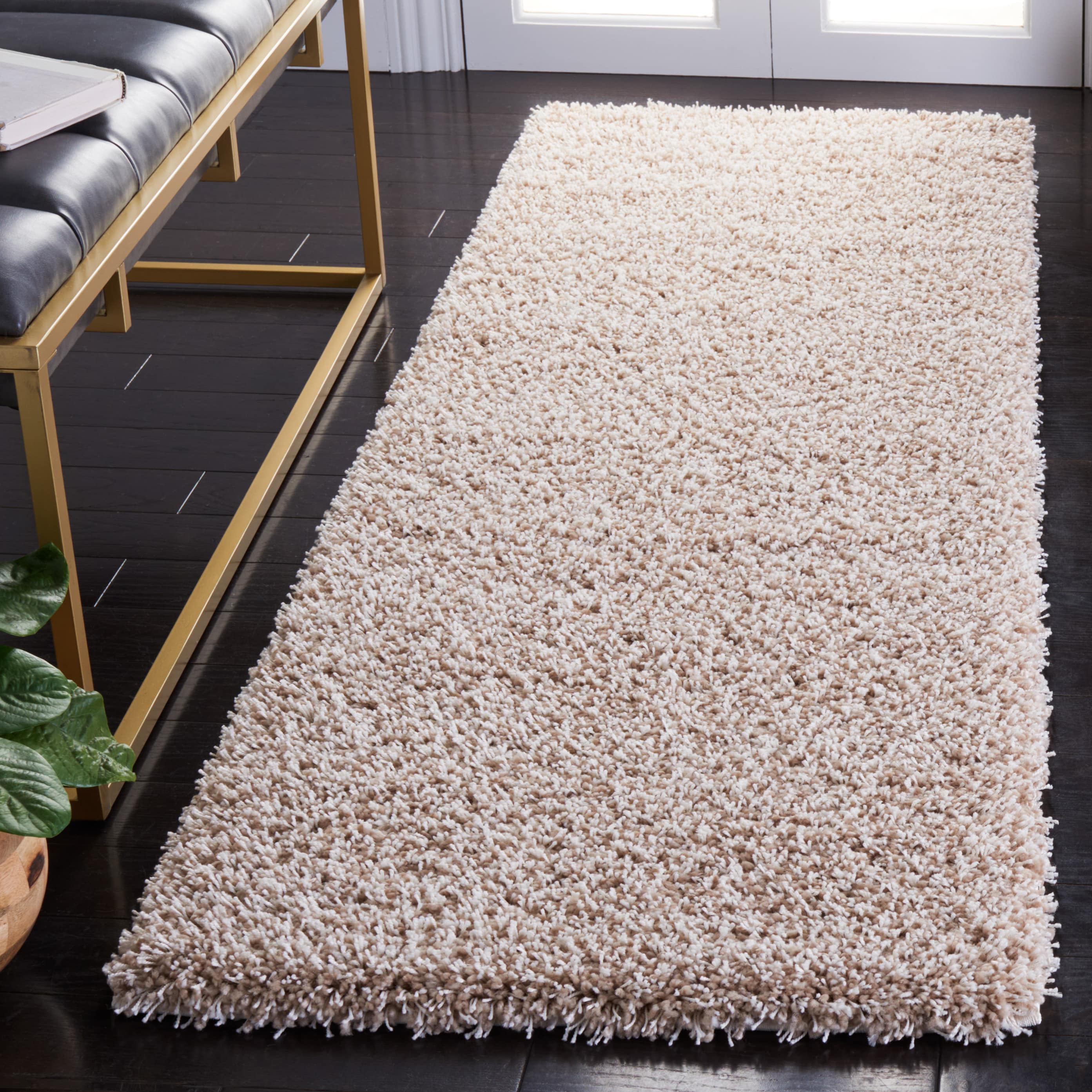 Safavieh - Sgn725 Santa Monica Shag Beige 2ft-3in x 13ft
