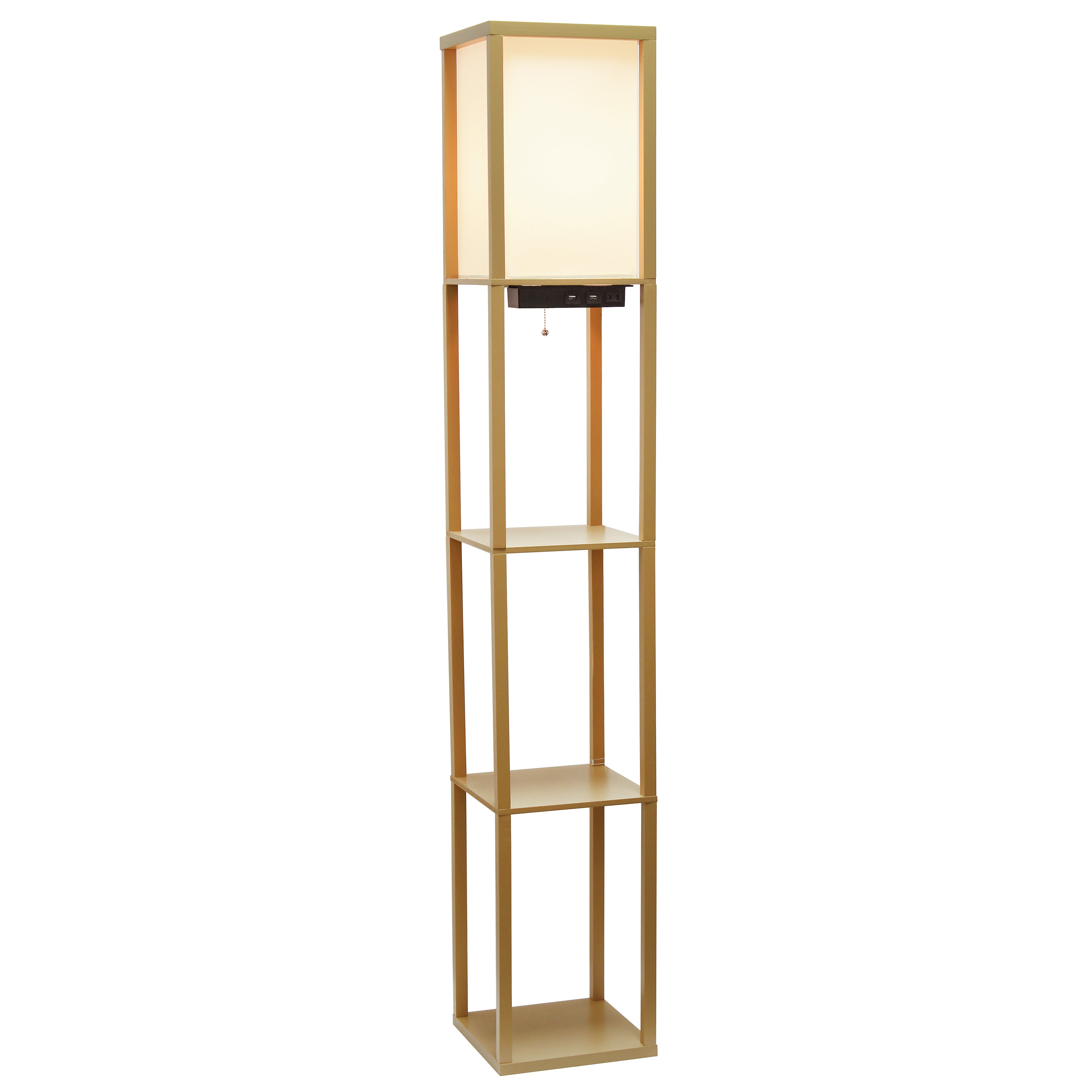 Simple Designs LF1037-TAN floorlamps - View #2