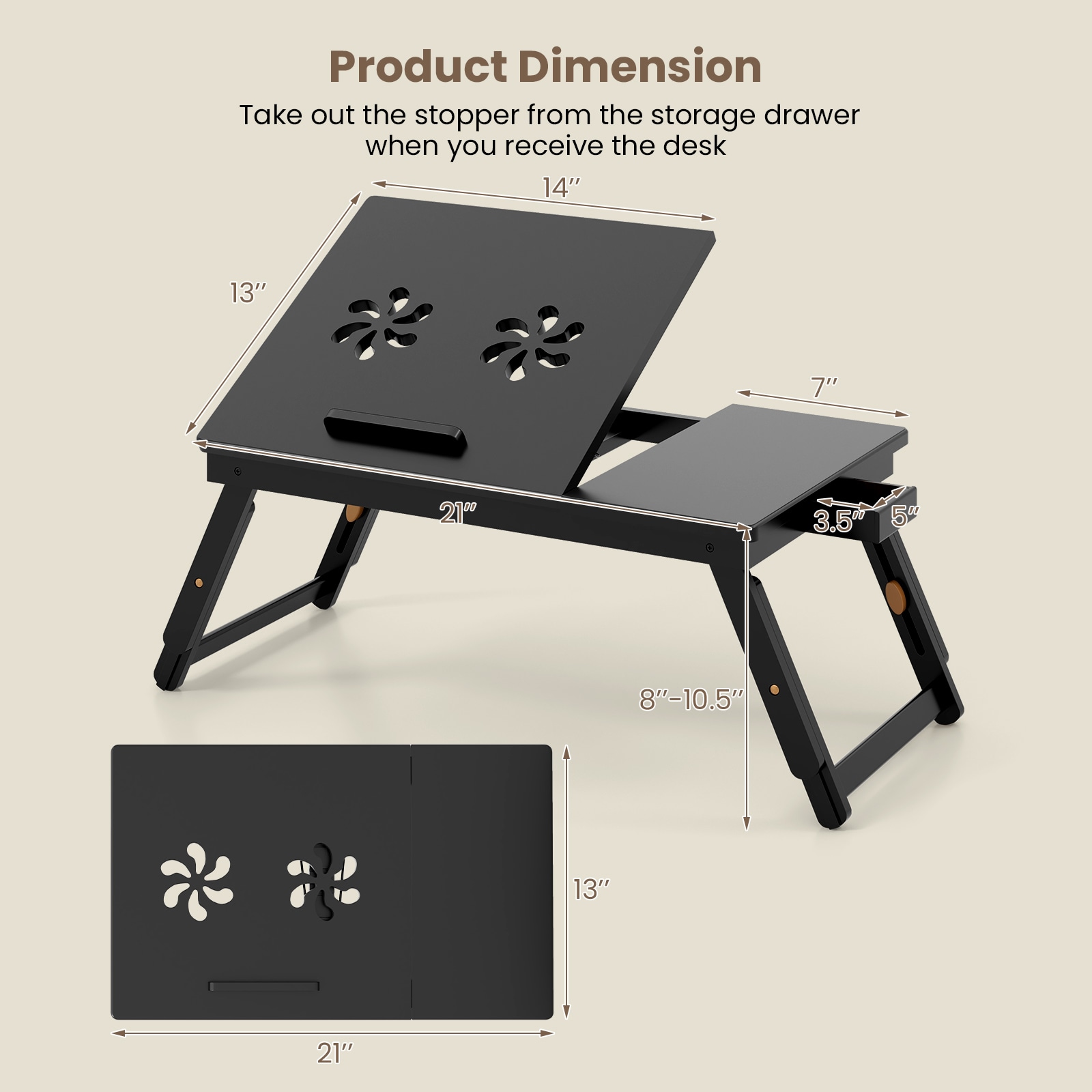 Slickblue D-CO-FC84976WH desks - View #4