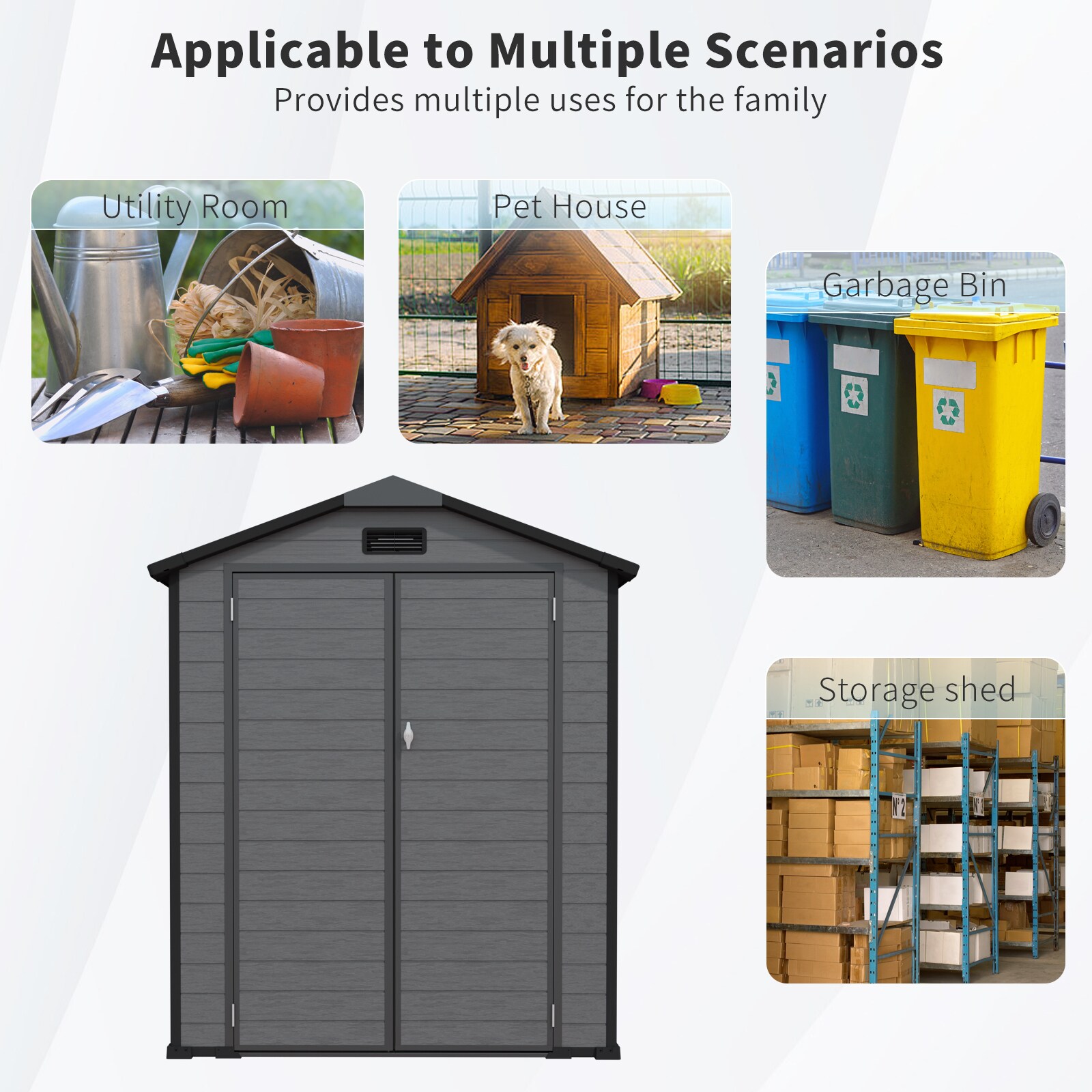 LUXEYARD DS-M-BAC03971 Metal-Storage-Buildings-Sheds - View #8
