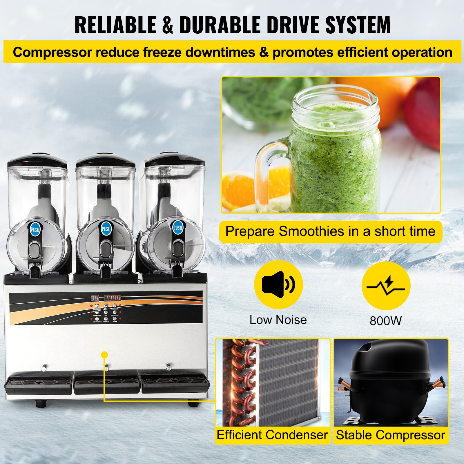 VEVOR SY45L800W110VUMLYV1 Frozen-Drink-Makers - View #6