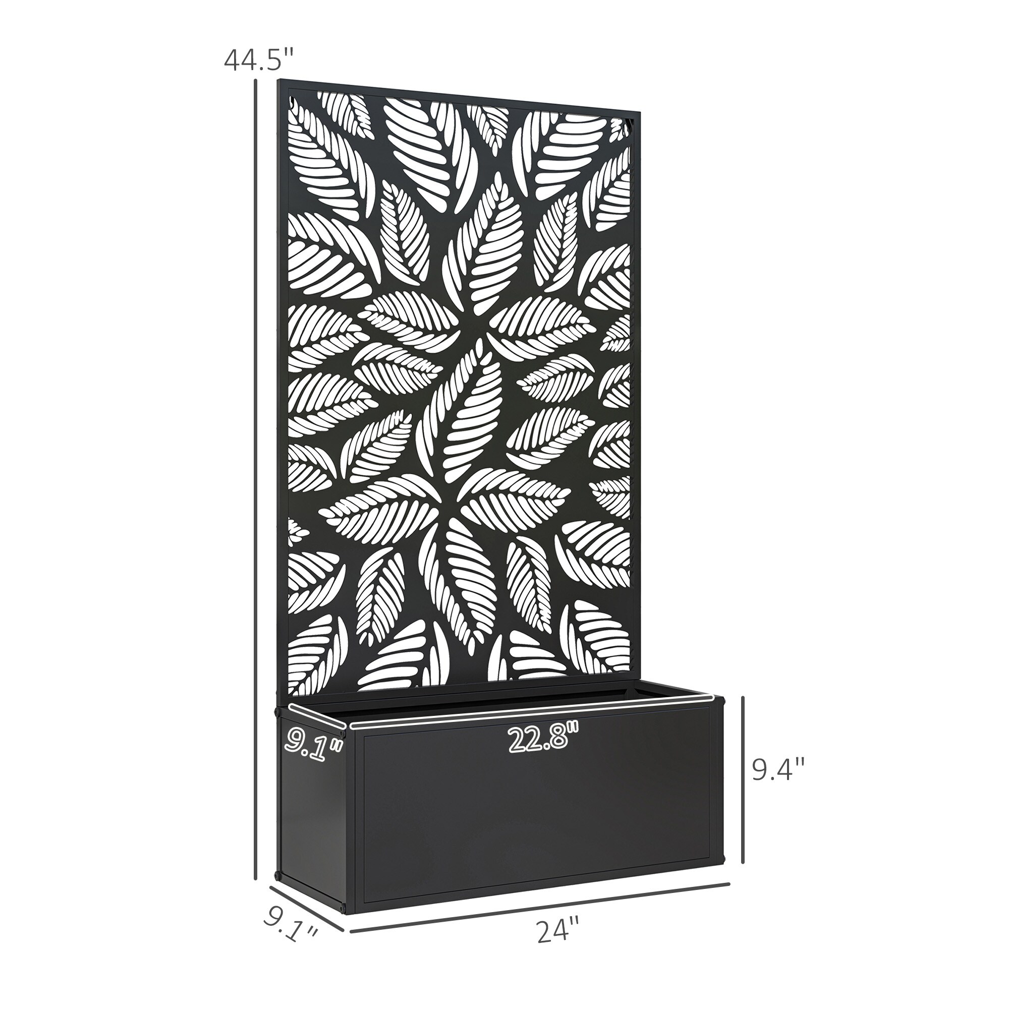 Outsunny 84H-172V00BK Raised-Garden-Beds - View #3