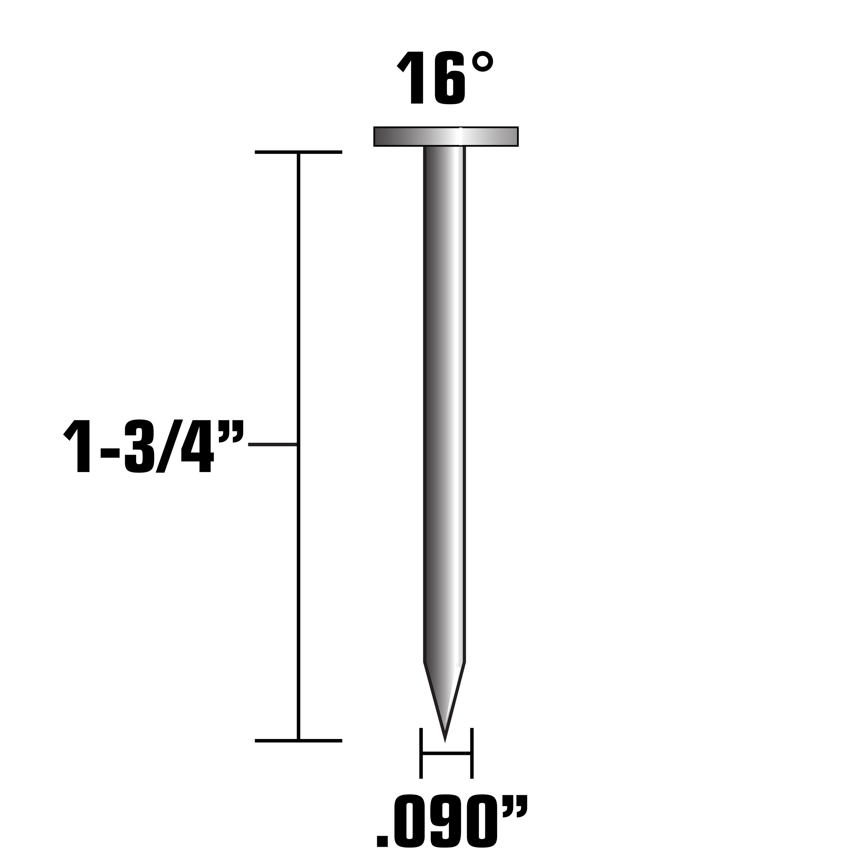 PRO-FIT 2-1/4-in 0.09-Gauge Siding Nails Box (9000-Per Box) in the  Specialty Nails department at Lowes.com