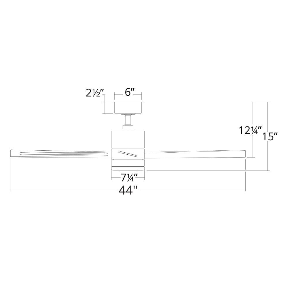 WAC Lighting FR-W1803-44L-MB Ceiling-Fans - View #7
