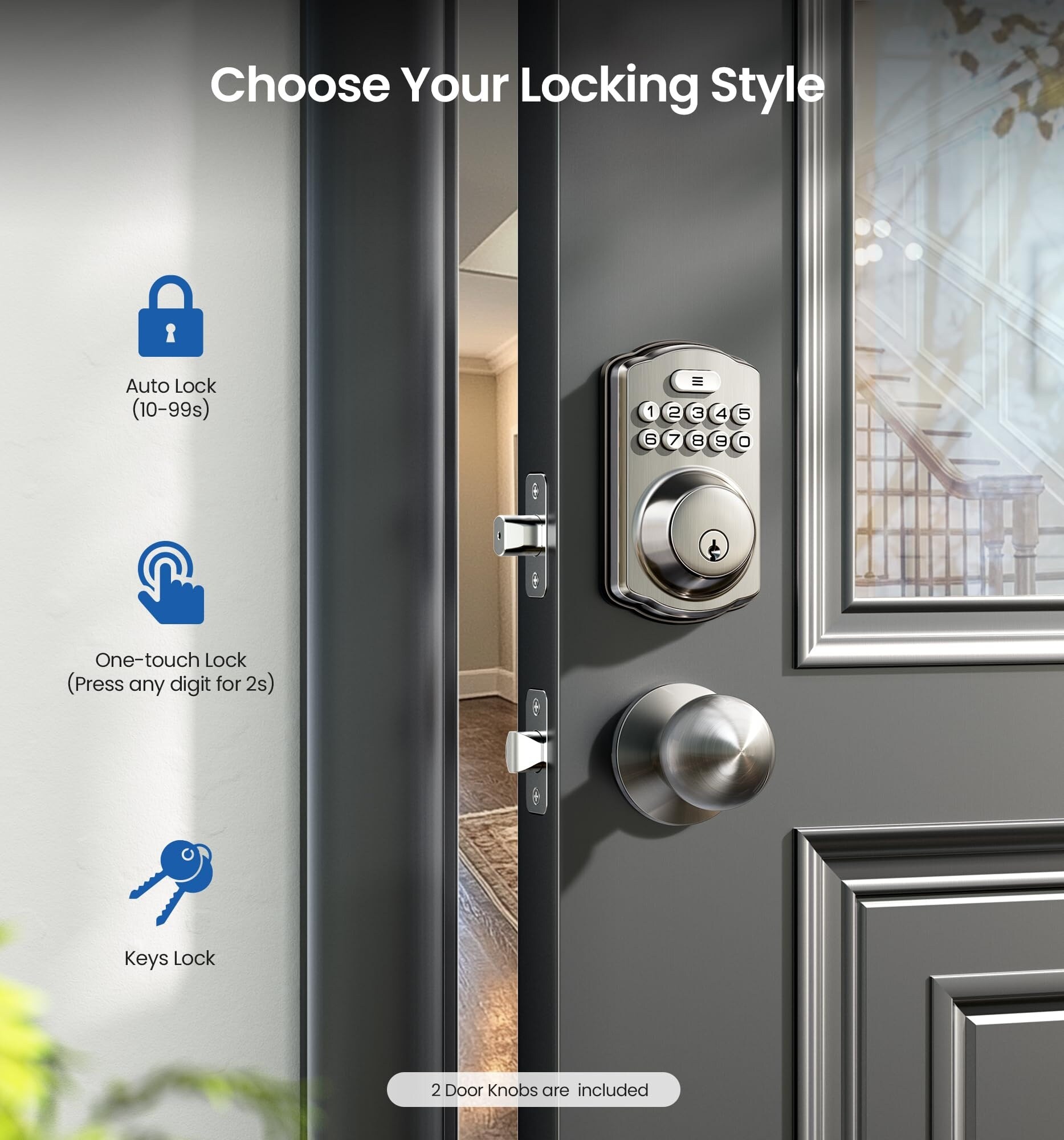 Etokfoks LETD7U6RH Electronic-Door-Locks - View #3