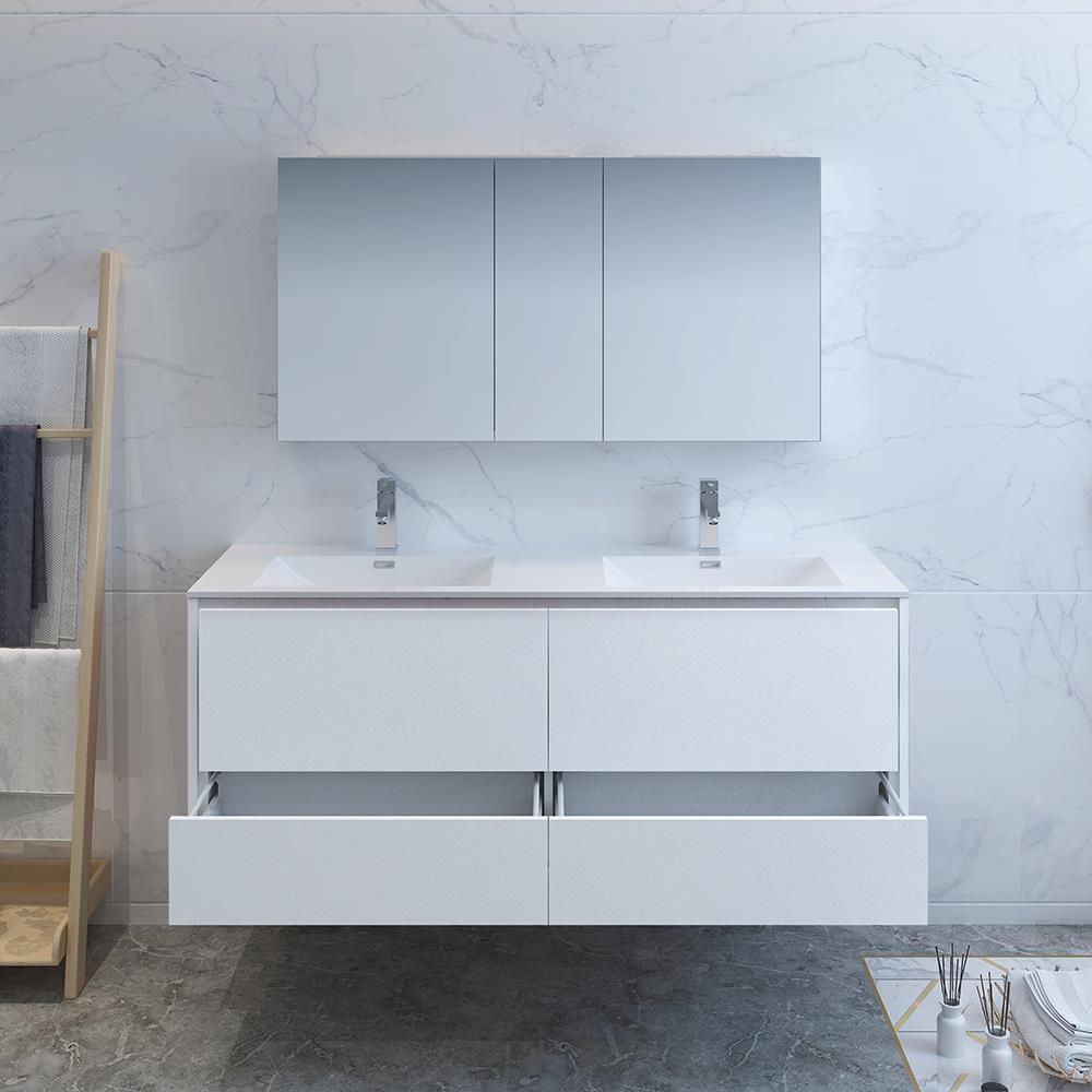 Fresca FVN9260WH-D Bath-Vanity-Combo - View #3