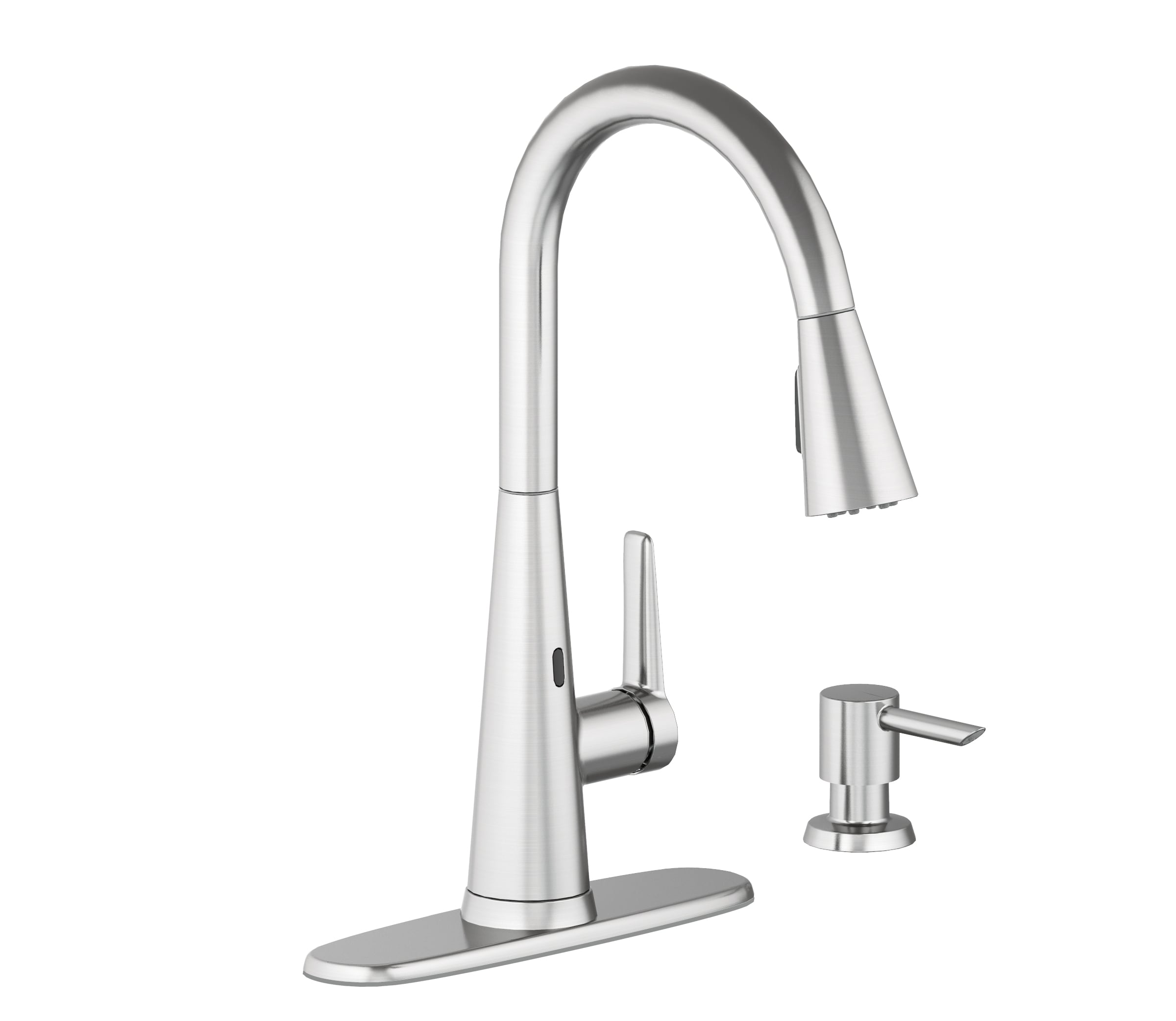 allen + roth Tolland Stainless Steel Single Handle Pull-down Kitchen ...
