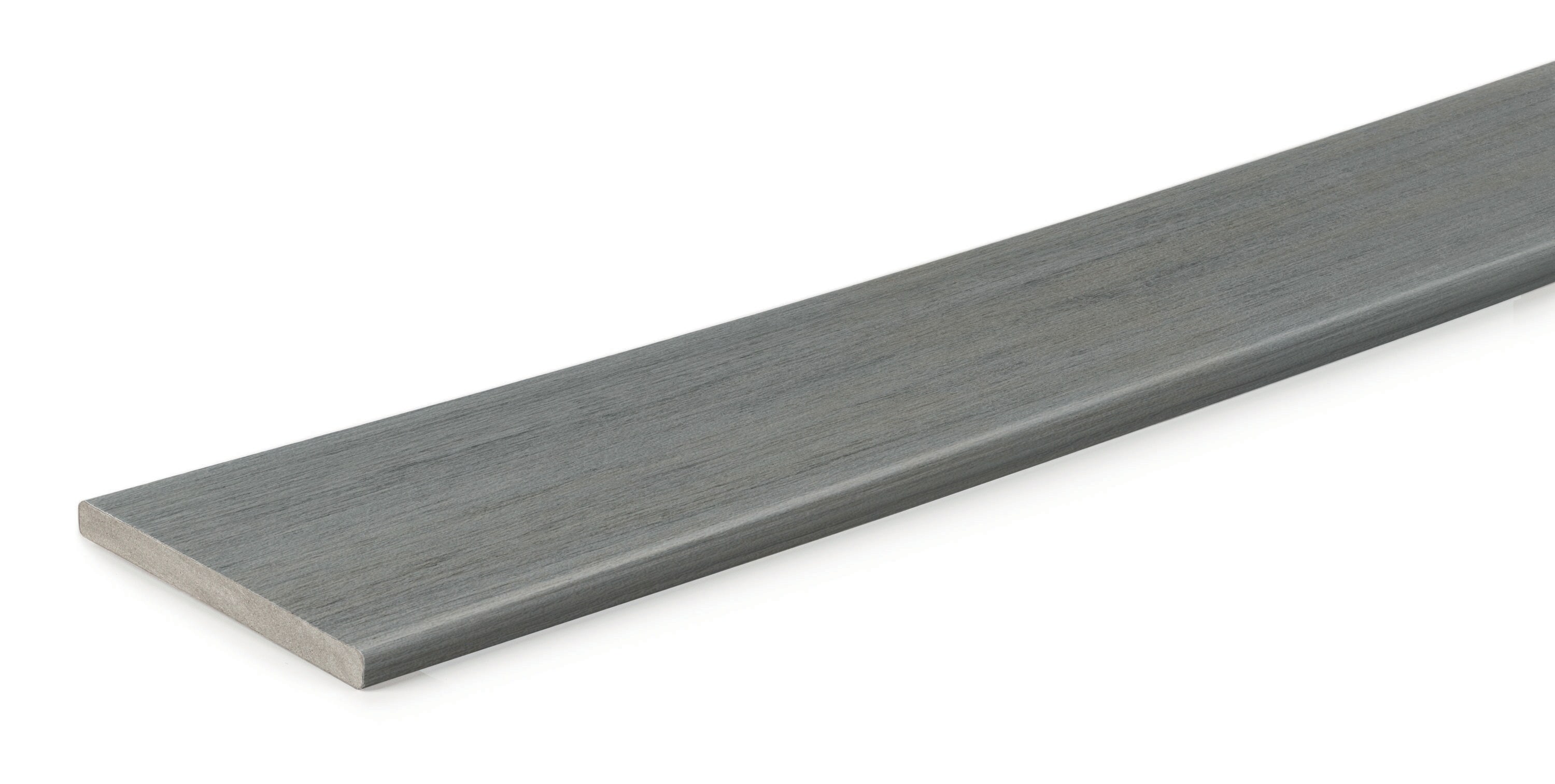 Prime+ 1/2-in x 8-in x 12-ft Sea Salt Gray Square Composite Riser Deck Board | - TimberTech ERISERST