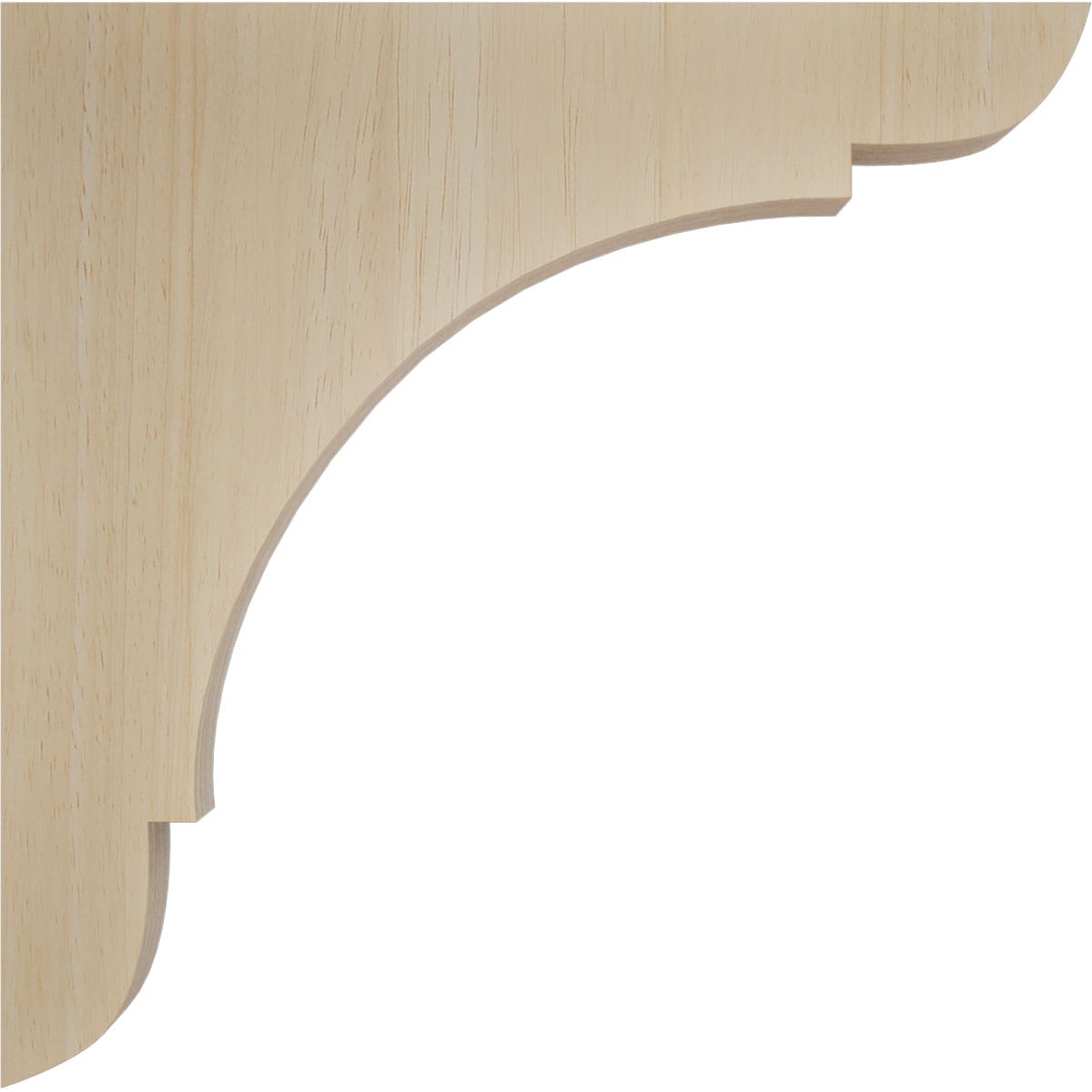 Ekena Millwork BKTW01X08X08OLRW Exterior-Brackets-Braces - View #3