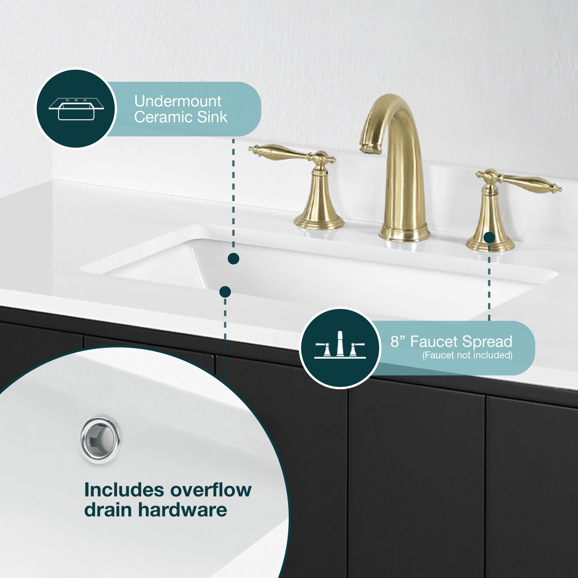 Origin 21 VIVIENNE 36TB Bath-Vanity-Combo - View #5