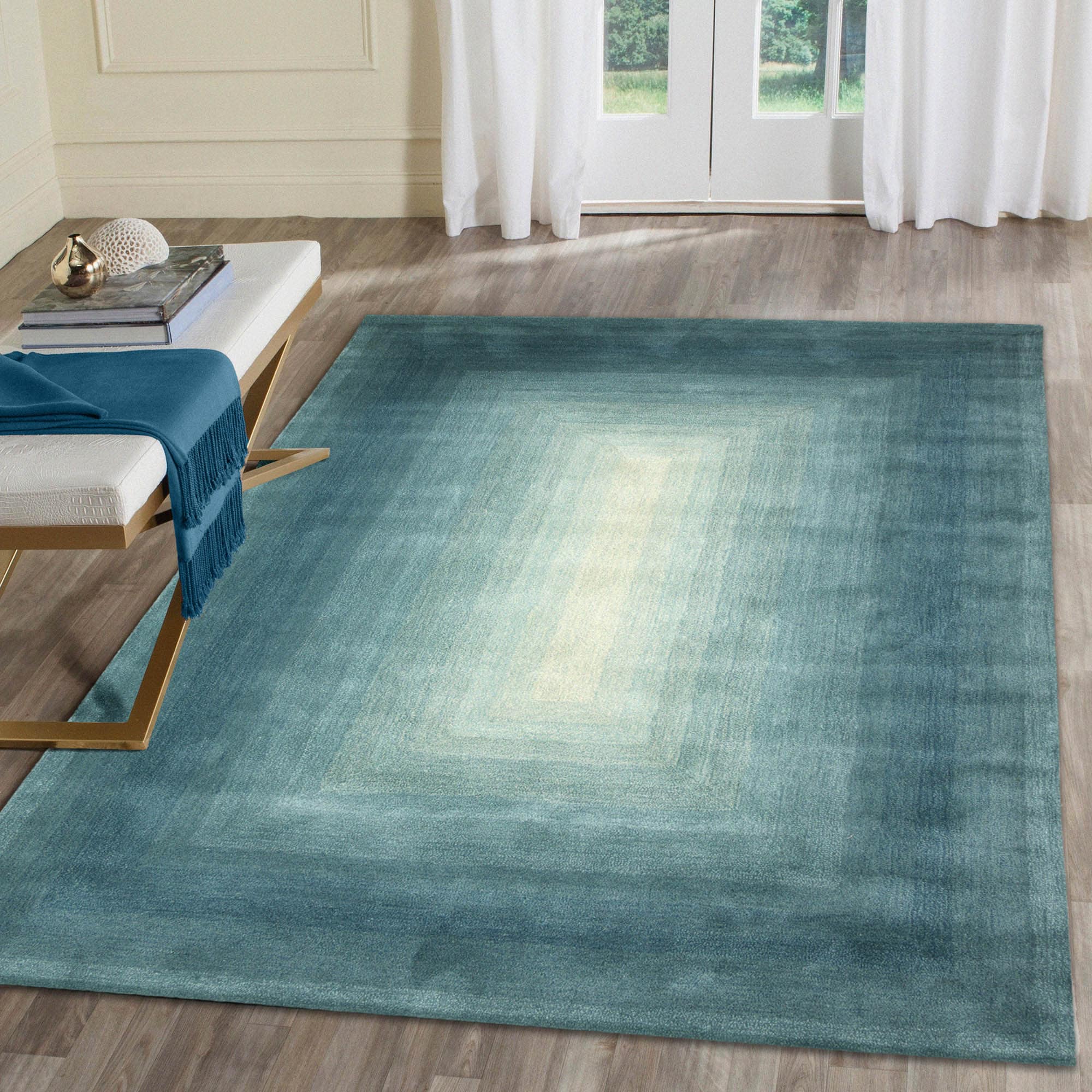 Liora Manne POAR8606647 Patio 2 x 8 (ft) Loomed Polypropylene Dusk Rectangular Indoor/Outdoor Runner rug