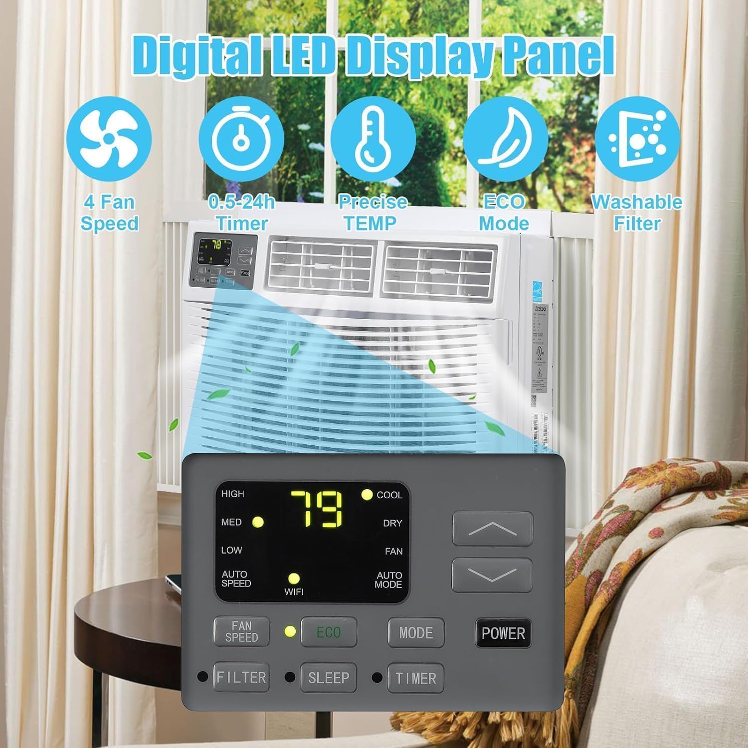 Qeetex FFF050 Portable-Air-Conditioners - View #6