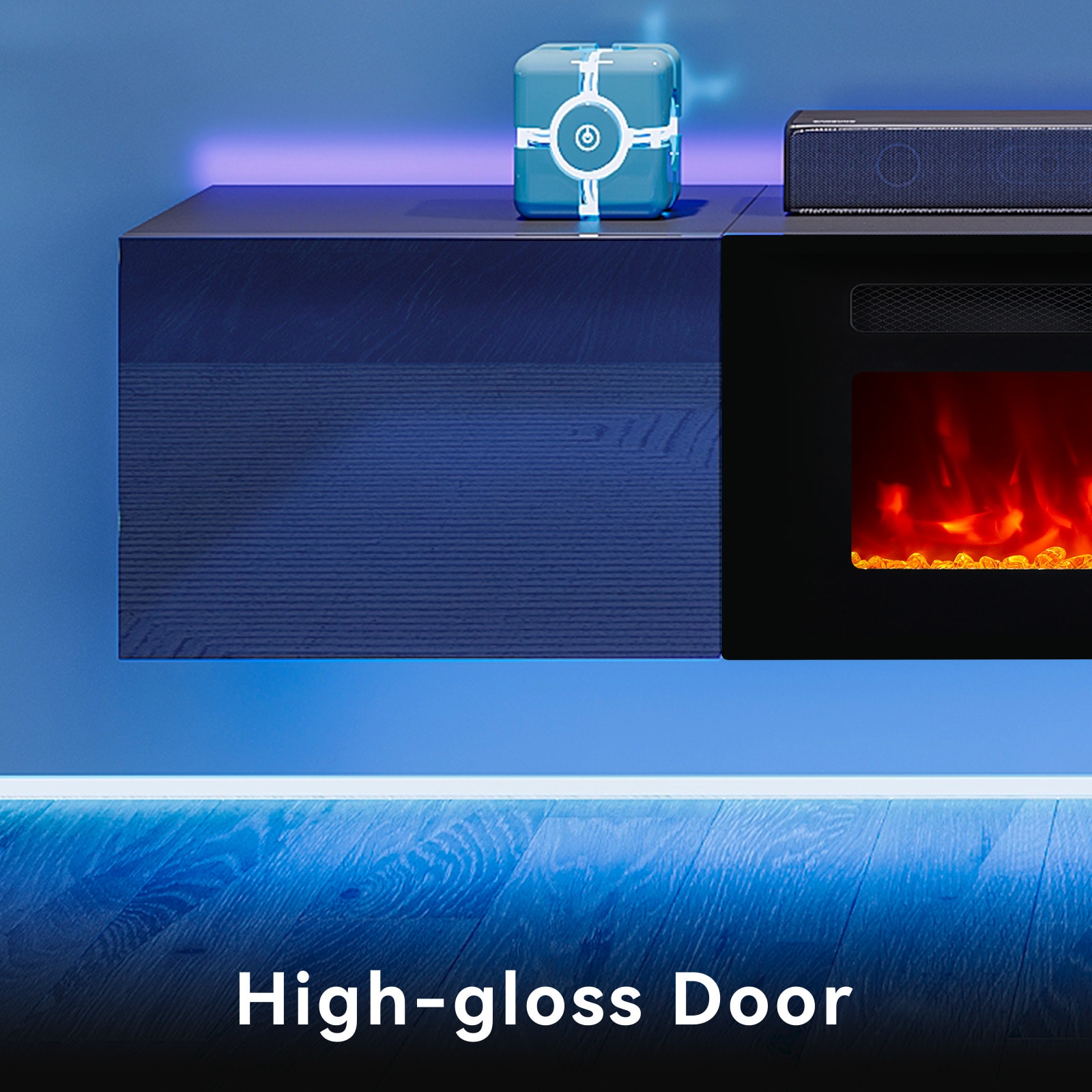 Bapipro TE03A302B Electric-Fireplaces - View #6