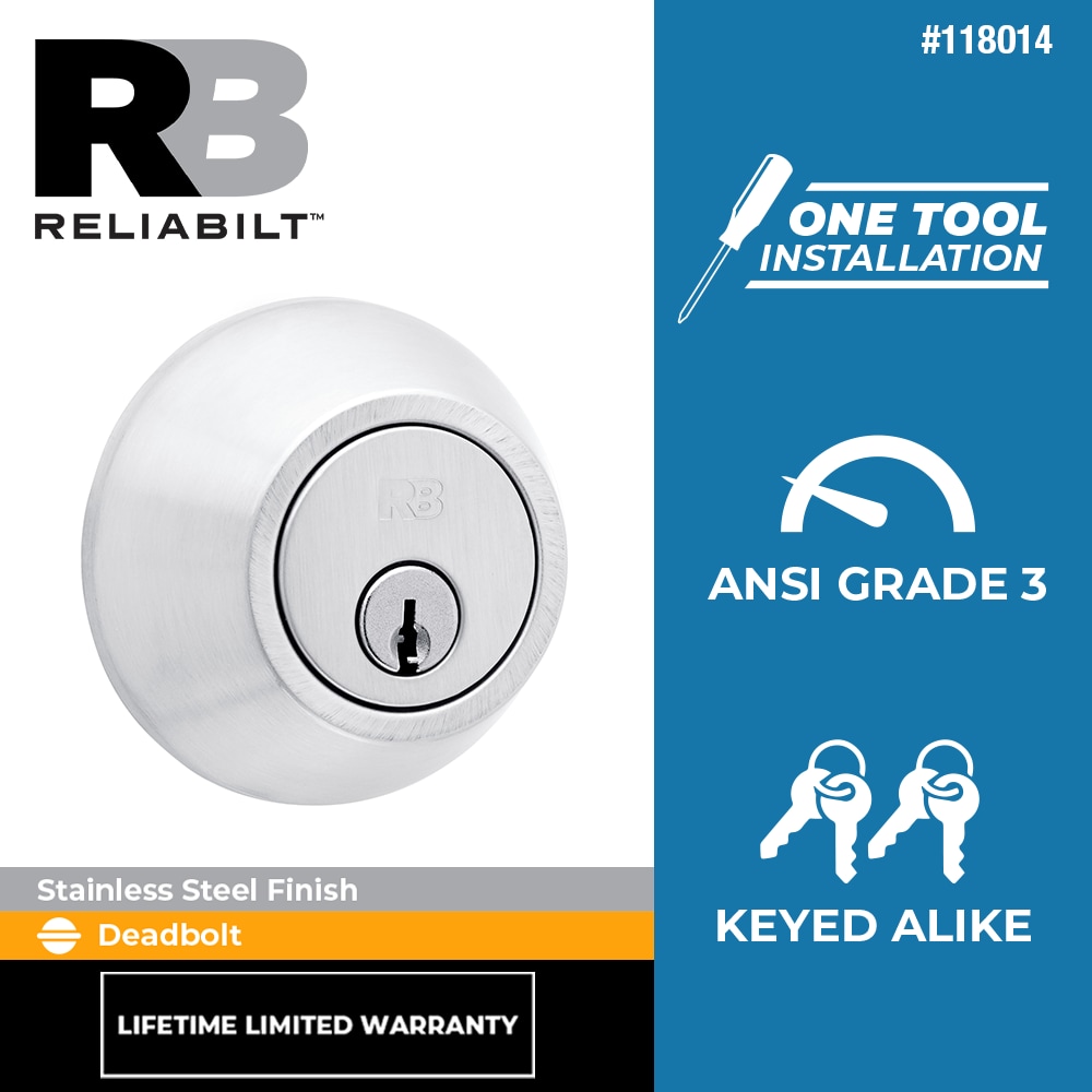 RELIABILT 93720-009 Door-Deadbolts - View #2