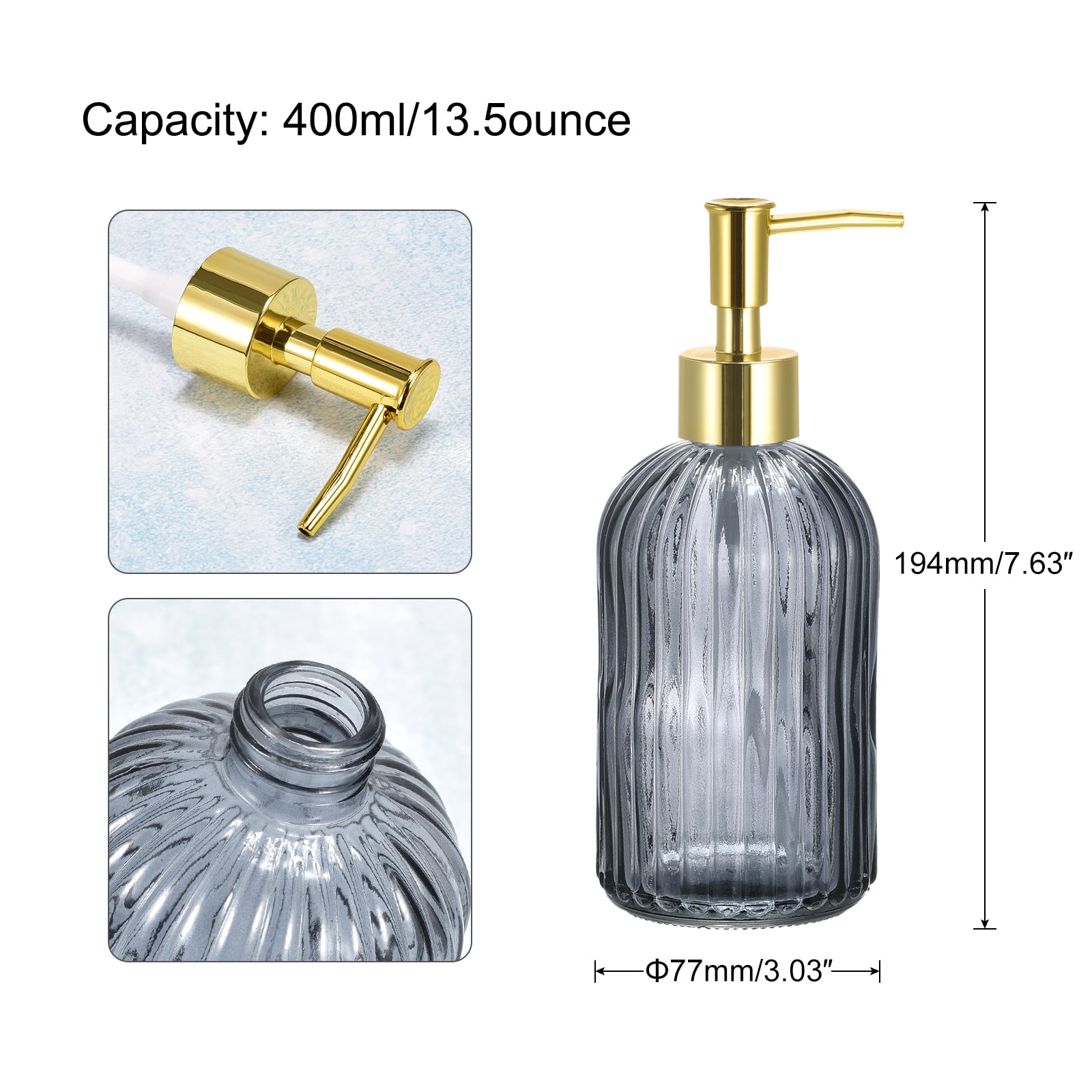 Unique Bargains S25120404UX5221 Soap-Lotion-Dispensers - View #2