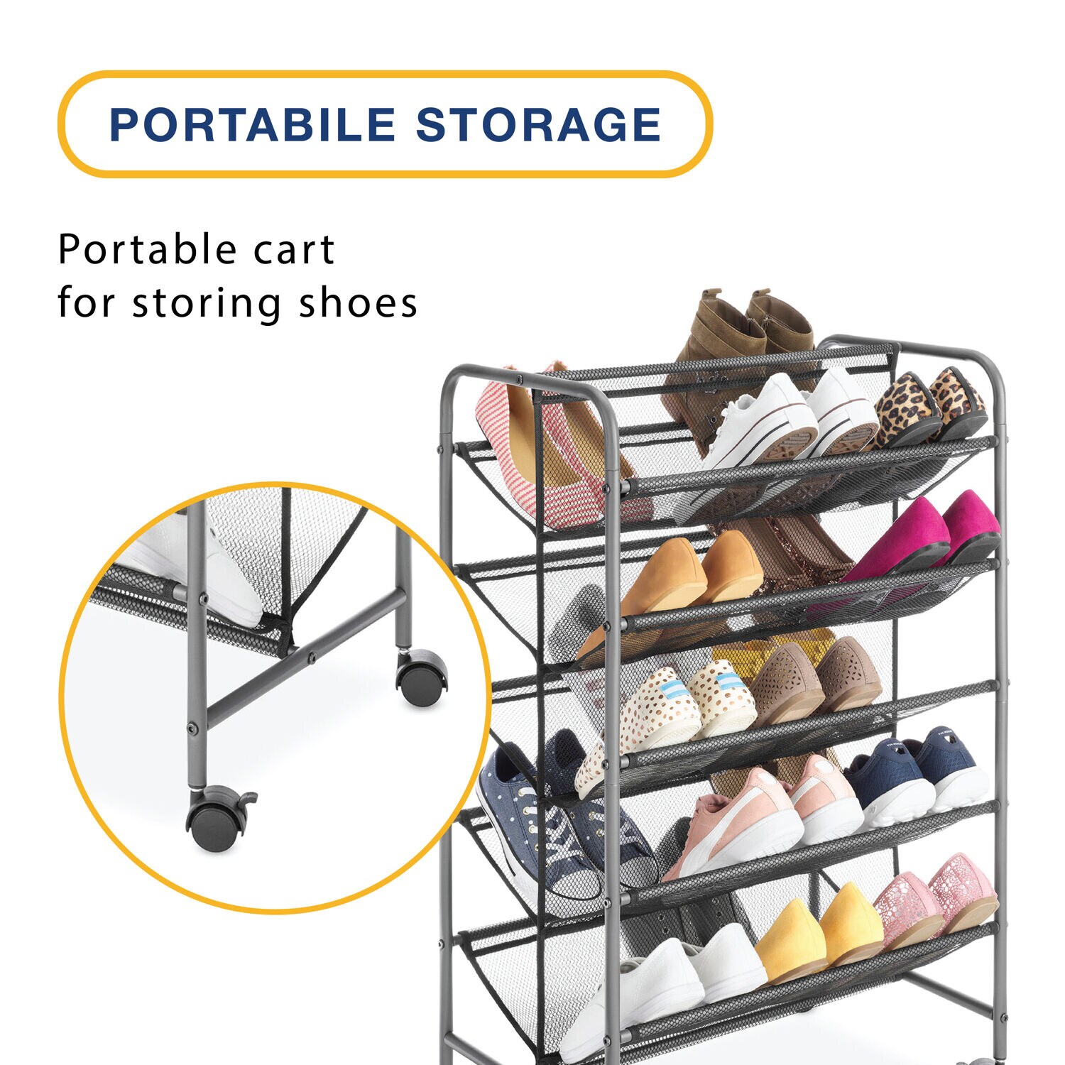Whitmor 6037-10491-GM Shoe-Racks - View #3
