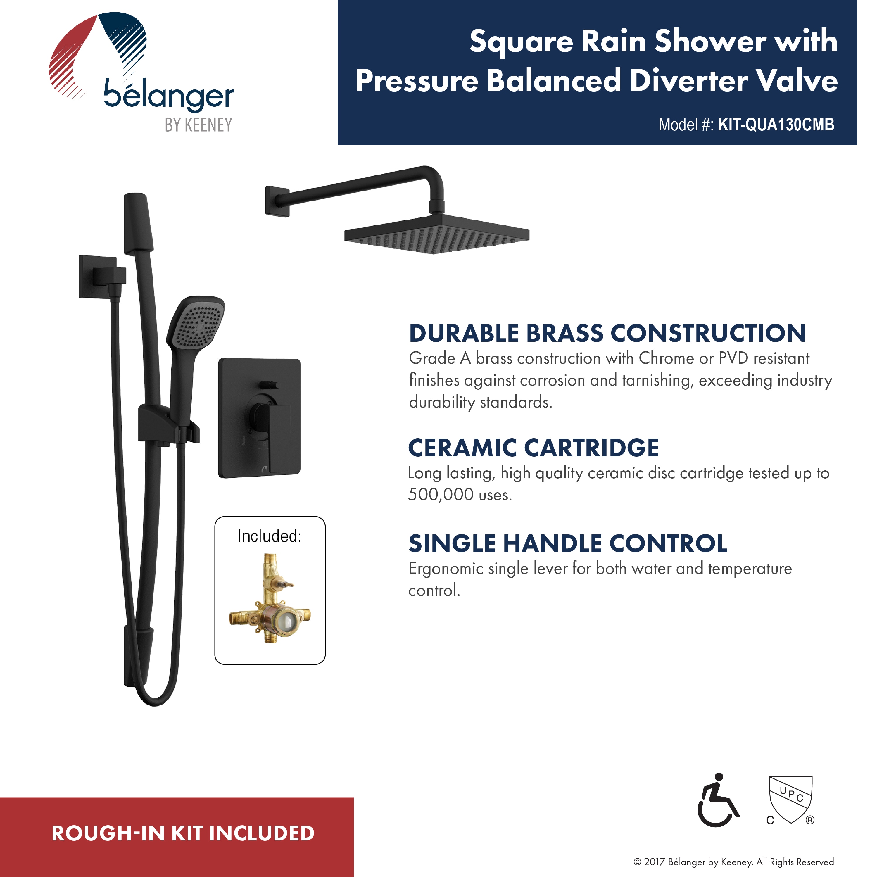 Belanger QUA130CMB Tub-Shower-Faucets - View #6
