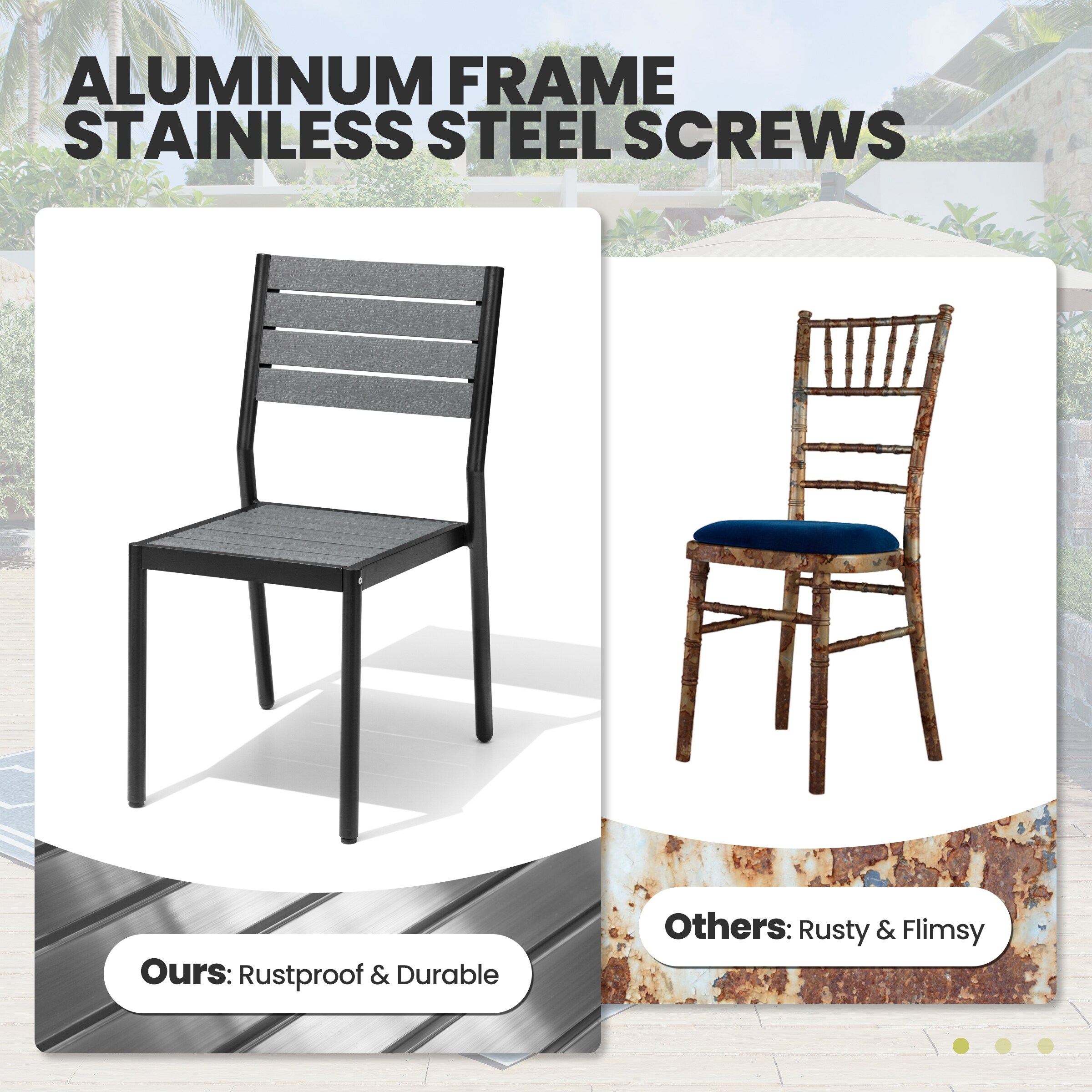 Crestlive Products CL-TD6237GRY240-11 Patio-Dining-Sets - View #11