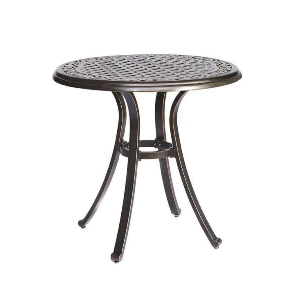 Details about   Wood Outdoor Dining Table Patio Bistro Table Round Garden Bistro Table Furniture 
