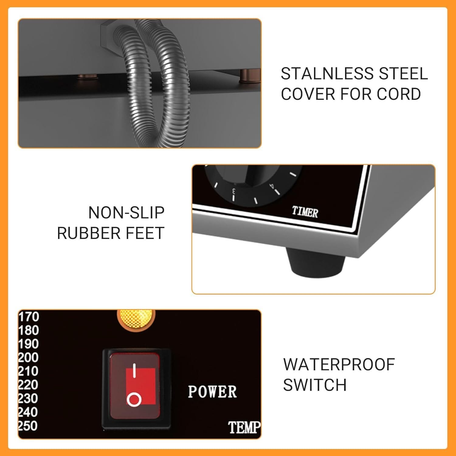 Qeetex GGL-PHO-15AKUTQ3 Waffle-Makers - View #5