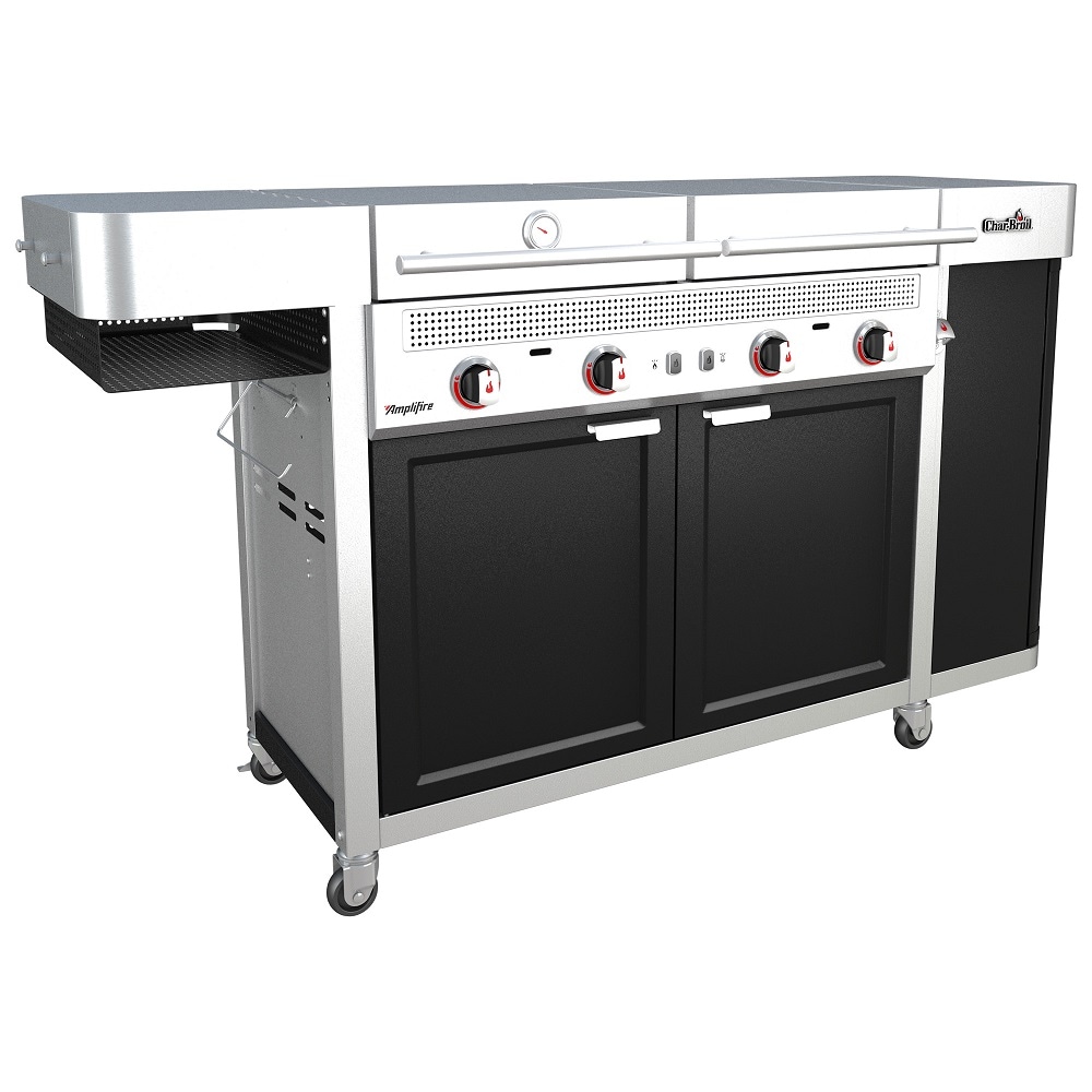 Char Broil Vista Gray 4 Burner Liquid Propane Infrared Gas Grill at