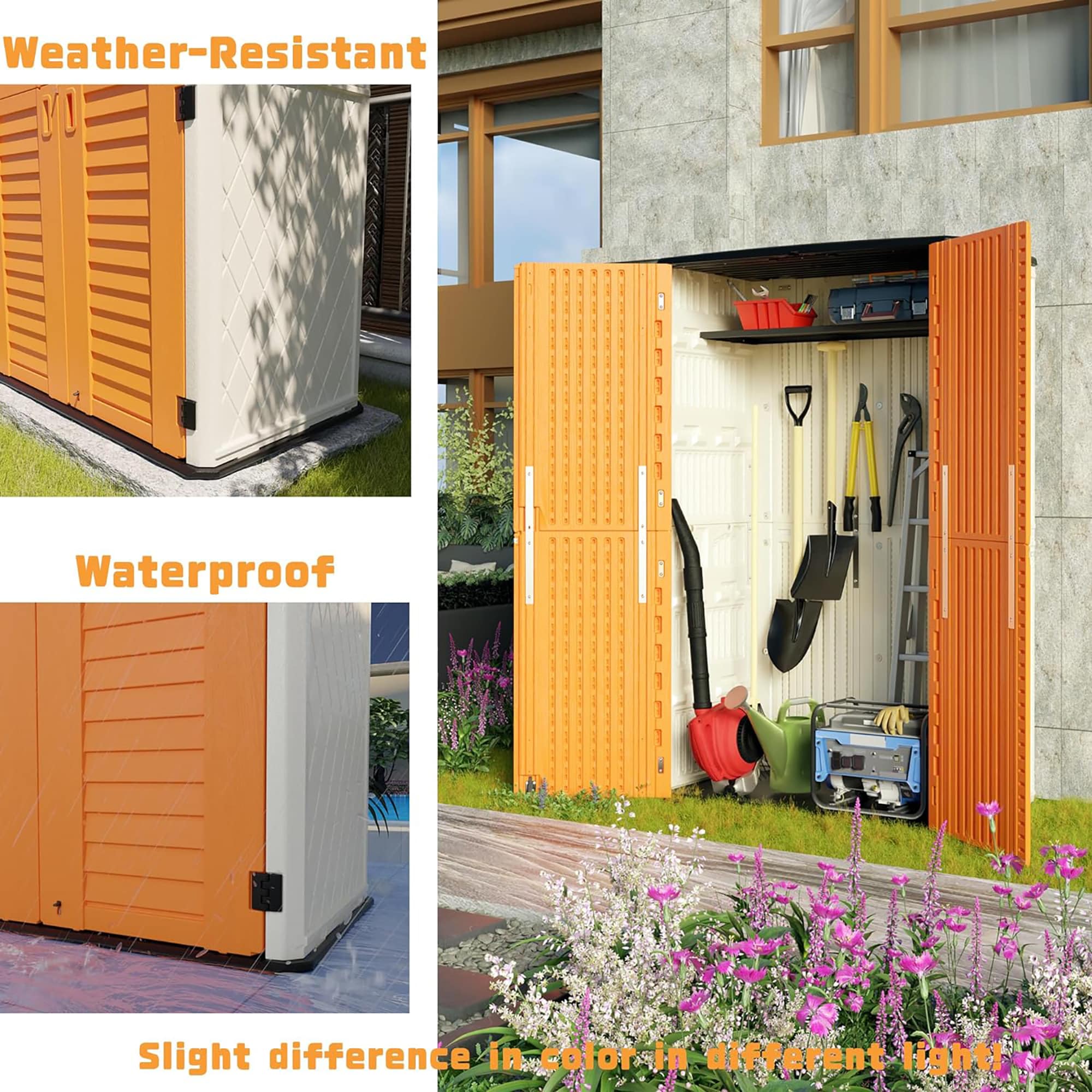 Clihome CL-BCJYEUM1Y2 Vinyl-Resin-Storage-Buildings - View #7