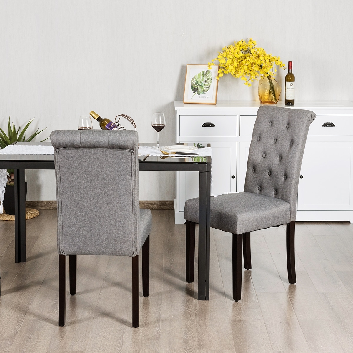 WELLFOR HW-HWY2-64221GR Dining-Chairs - View #10