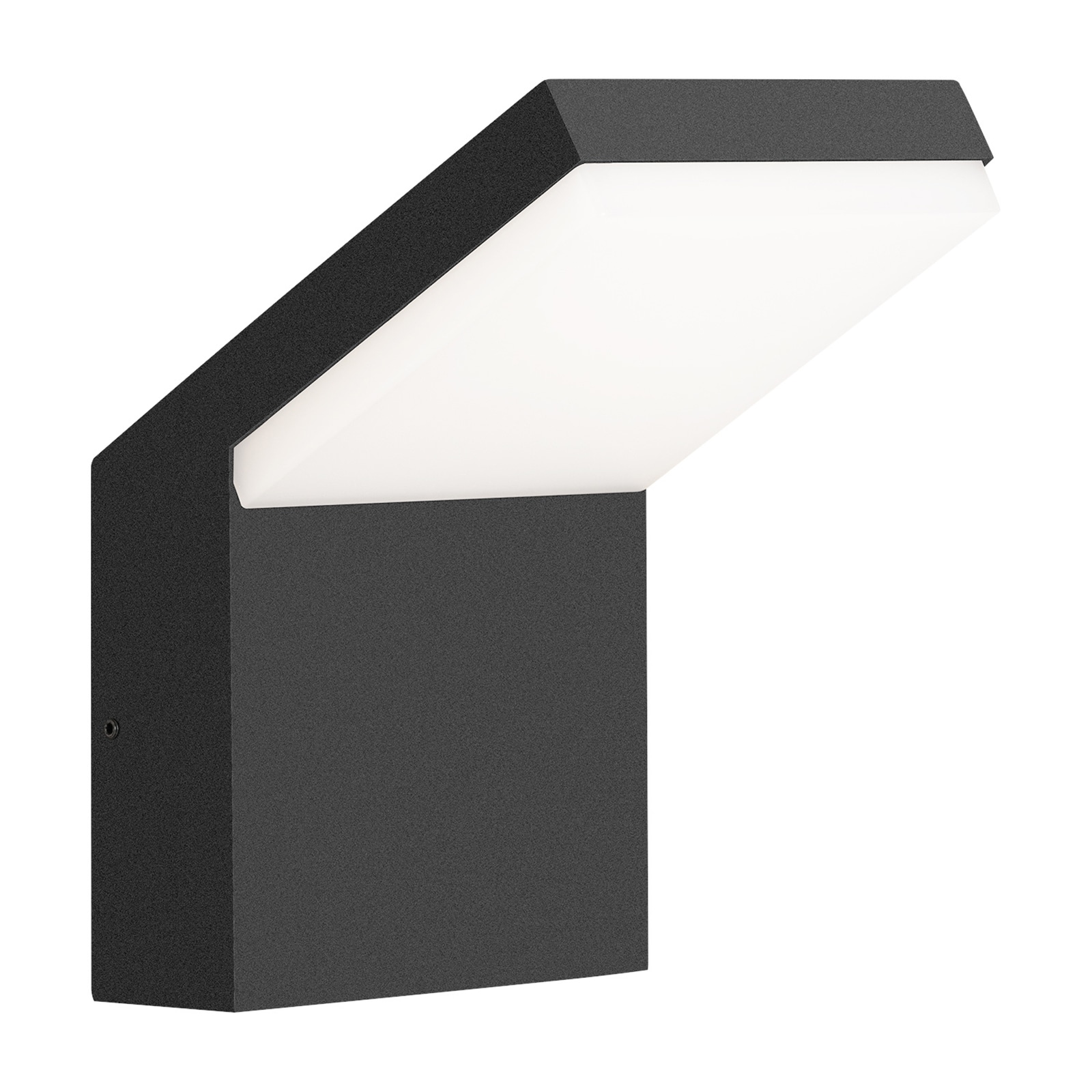 Flynama DBL-D0102HAQMNV Outdoor Wall Light 1 -Light 5.25-in H Matte Aluminum Hardwired Integrated LED Outdoor Wall Light