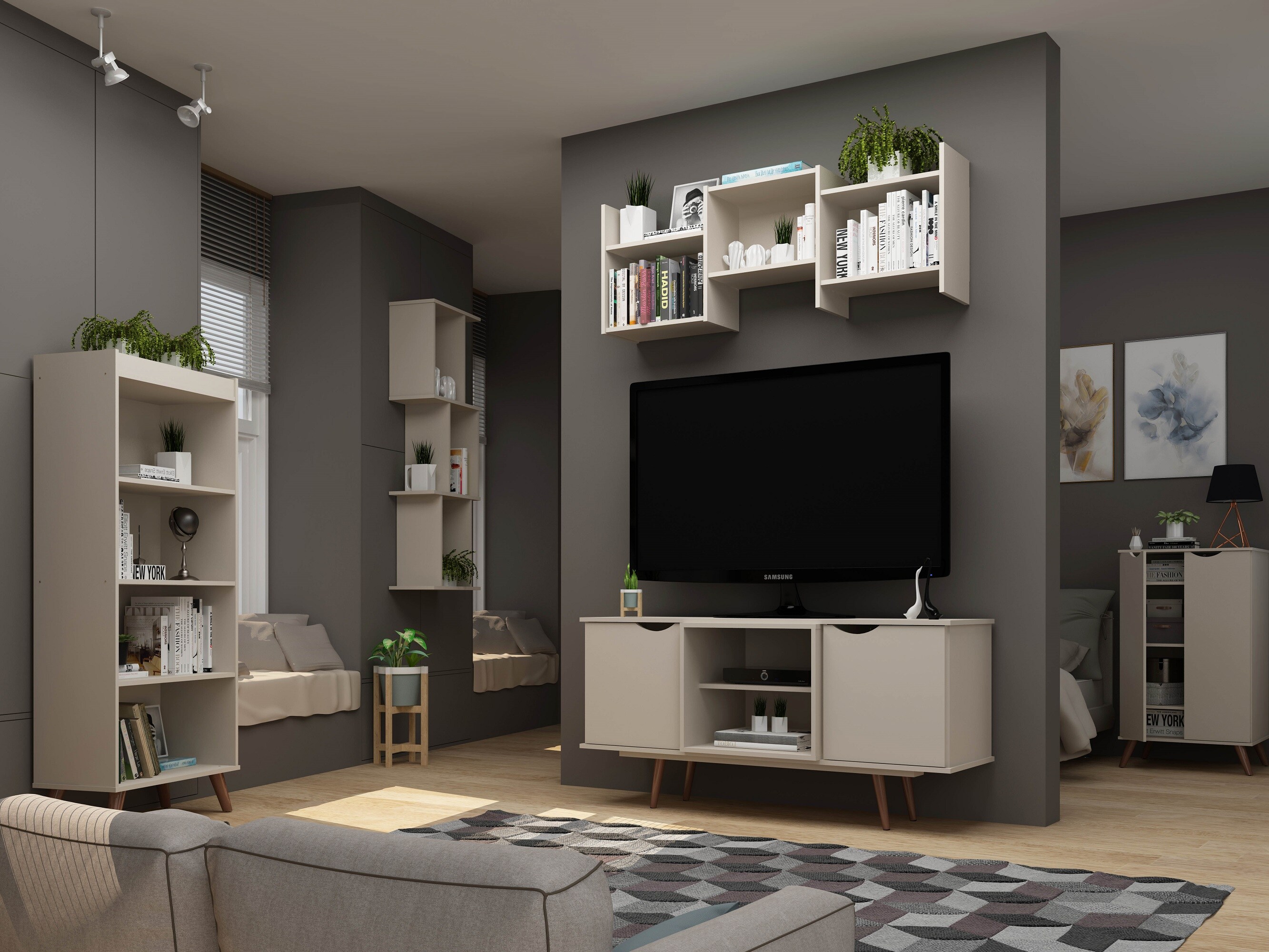 Manhattan Comfort 26PMC6 Home-Office-Furniture-Sets - View #8
