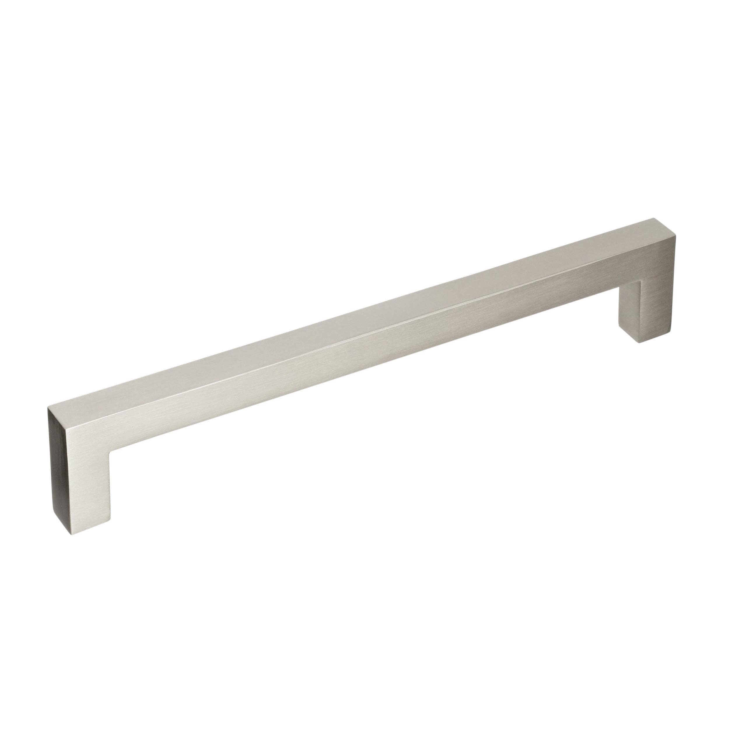 Amerock 10VMP36572G10 Monument 6-5/16-in , 160mm Center to Center Satin Nickel Square Bar 10 -Pack