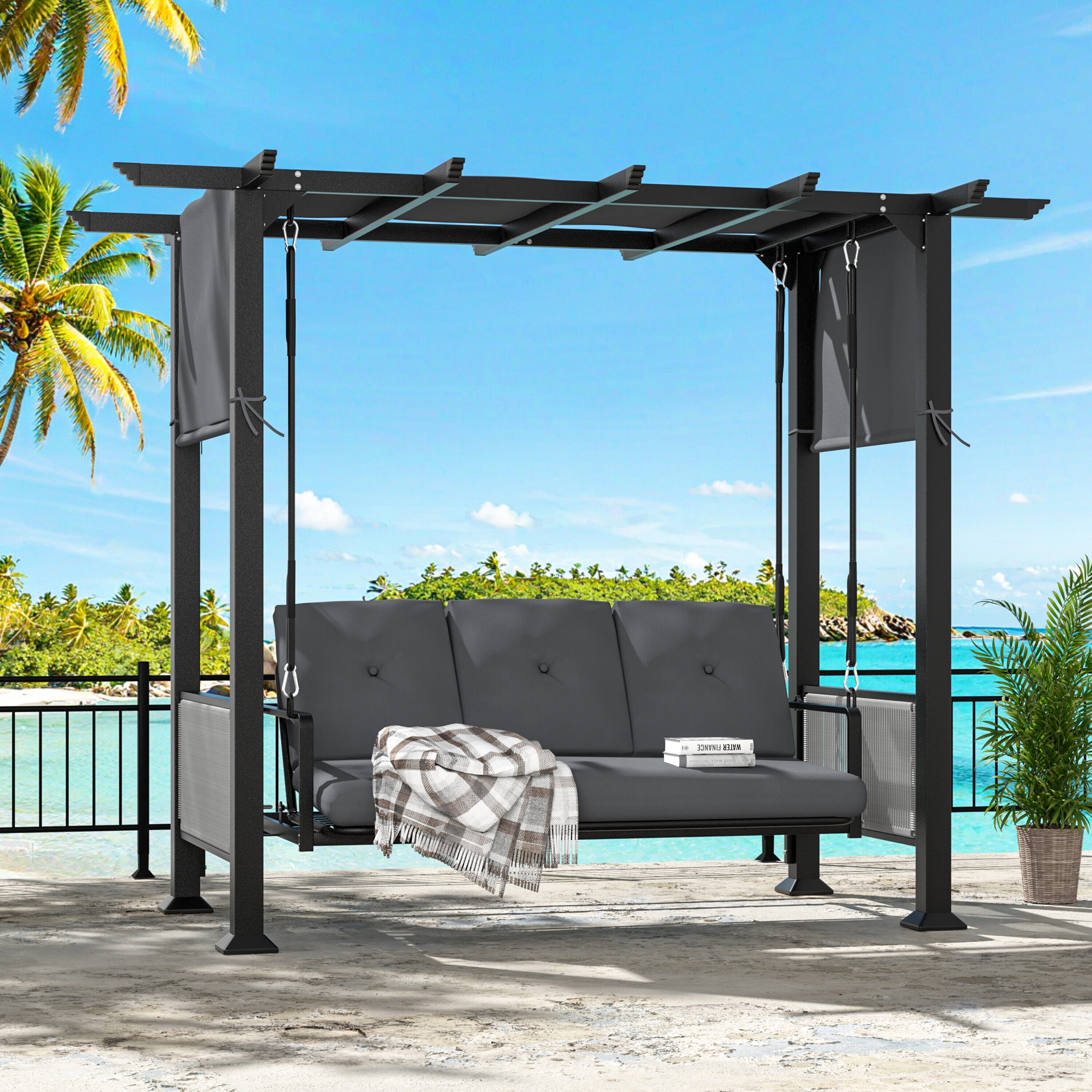 VEIKOUS PG0203-EG-03GY-1 Swing-Gliders - View #9