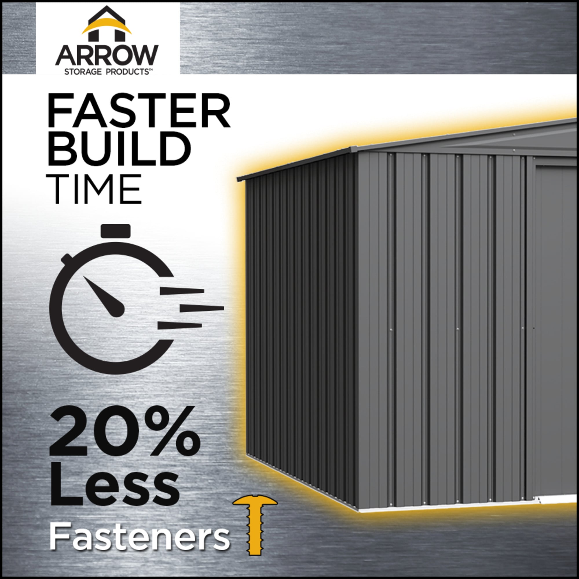 Arrow ASG810OT Metal-Storage-Buildings-Sheds - View #7