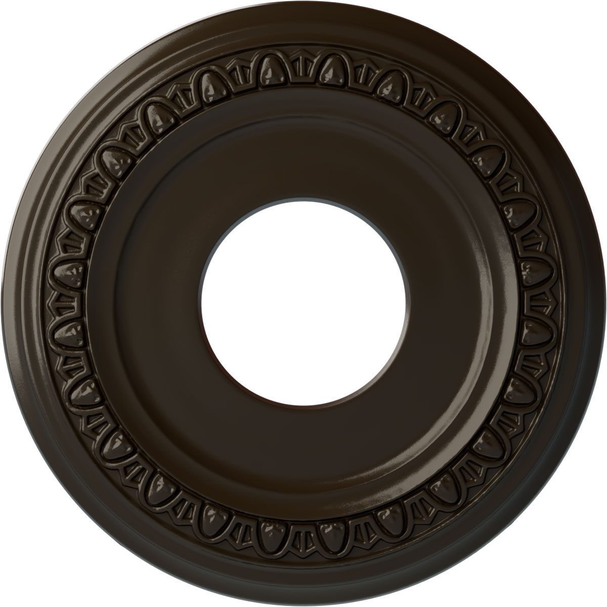 Ekena Millwork CM12JASHF Jackson 12.25-in W x 12.25-in L Painted Stone Hearth Polyurethane Whole Ceiling Medallion