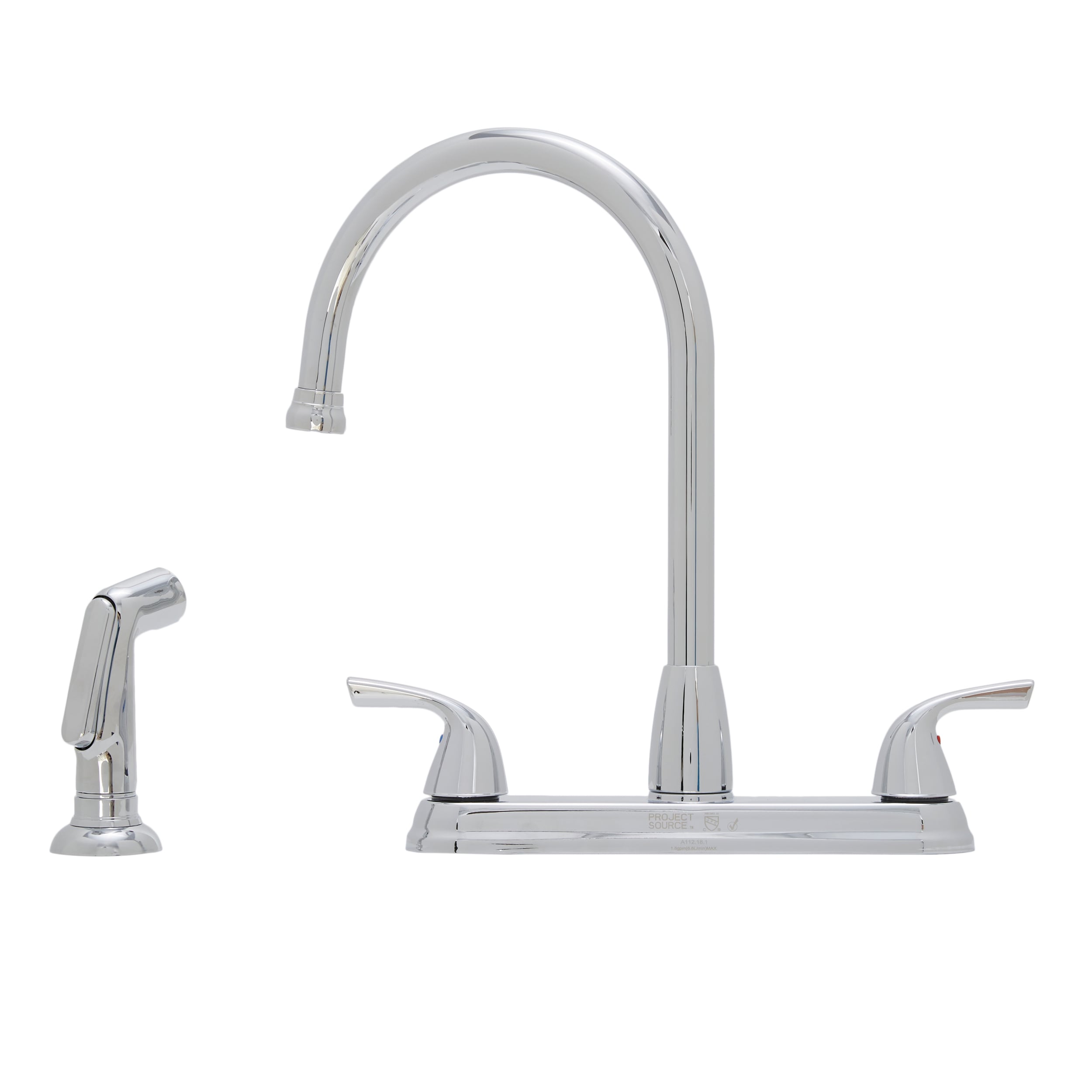 Elements of Design EB761 Magellan Two Handle High Arch Kitchen Faucet,  Polished Chrome