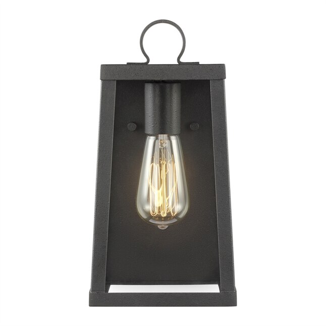 Sea Gull Lighting Marinus 11.625-in H Blacksmith Medium Base (E-26) Outdoor Wall Light Sea Gull Lighting Marinus 11.625-in H Blacksmith Medium Base (E-26) Outdoor Wall Light