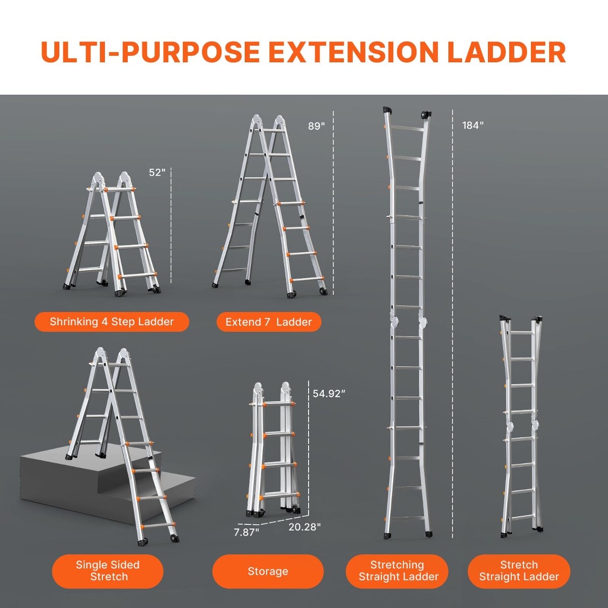 Tooliom D0102HSVJ48 Multiposition-Ladders - View #4