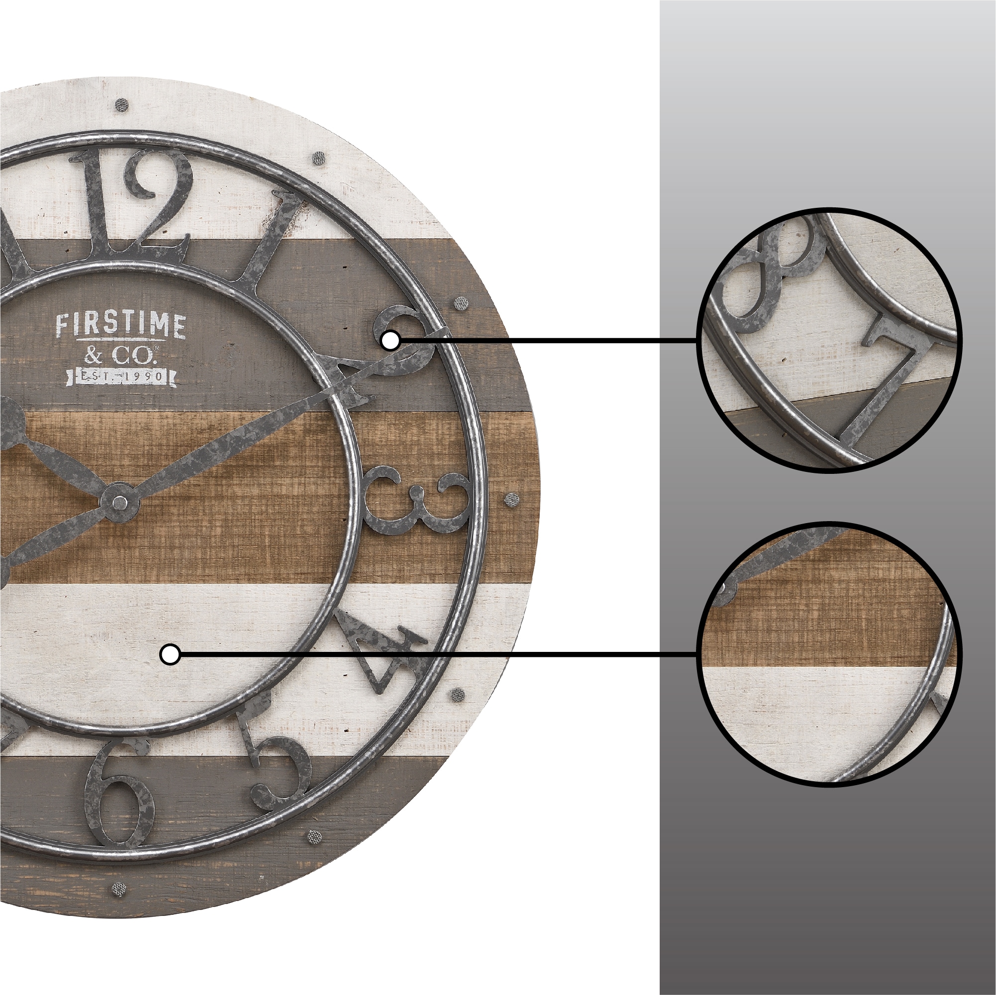 FirsTime 99687 Indoor-Outdoor-Clocks - View #6