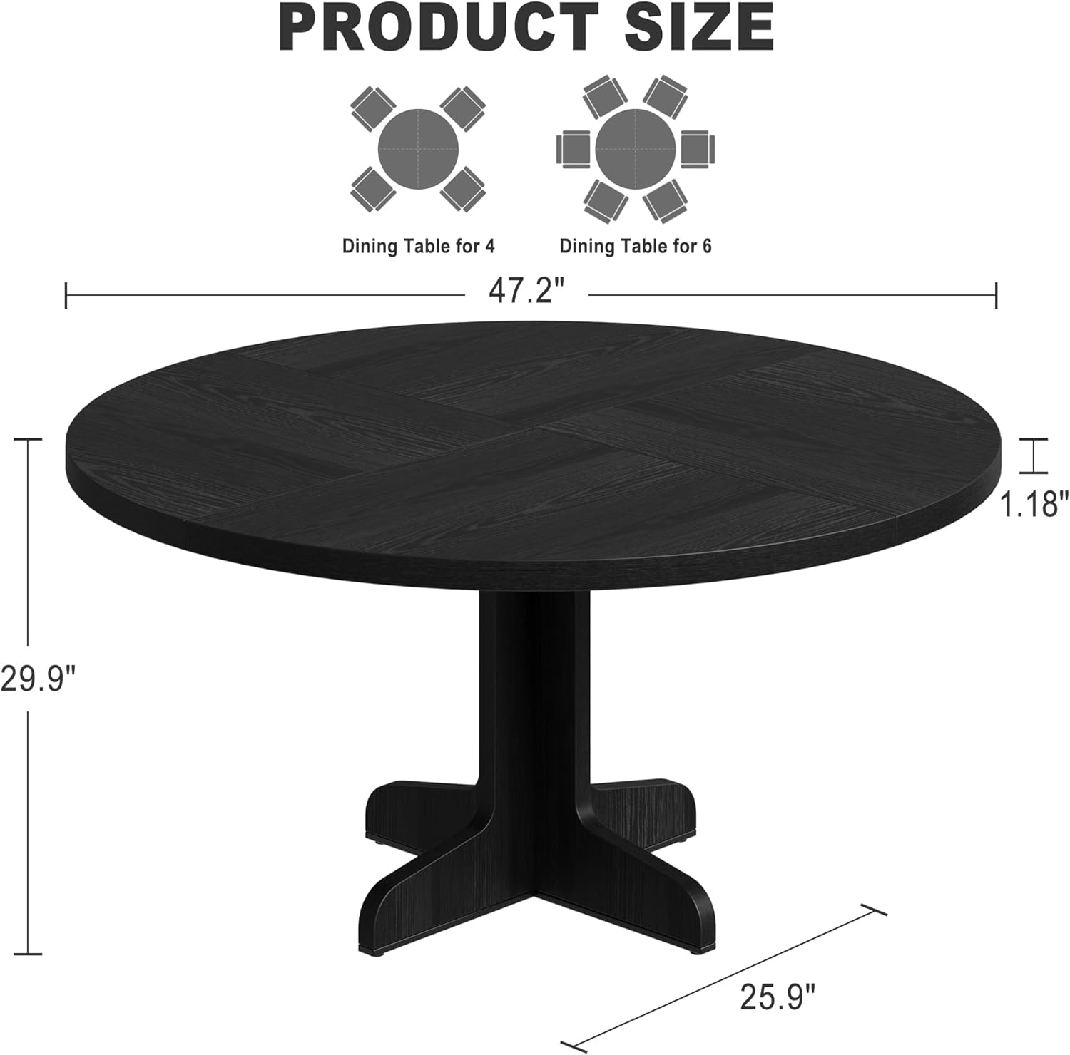 Qeetex LHF-CZ-H591746 Dining-Tables - View #2