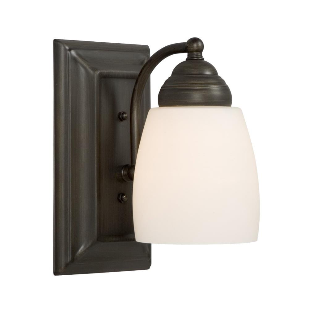 Galaxy Lighting 724131ORB Barclay 4.5-in W 1 -Light Oil-rubbed Bronze Transitional Wall Sconce