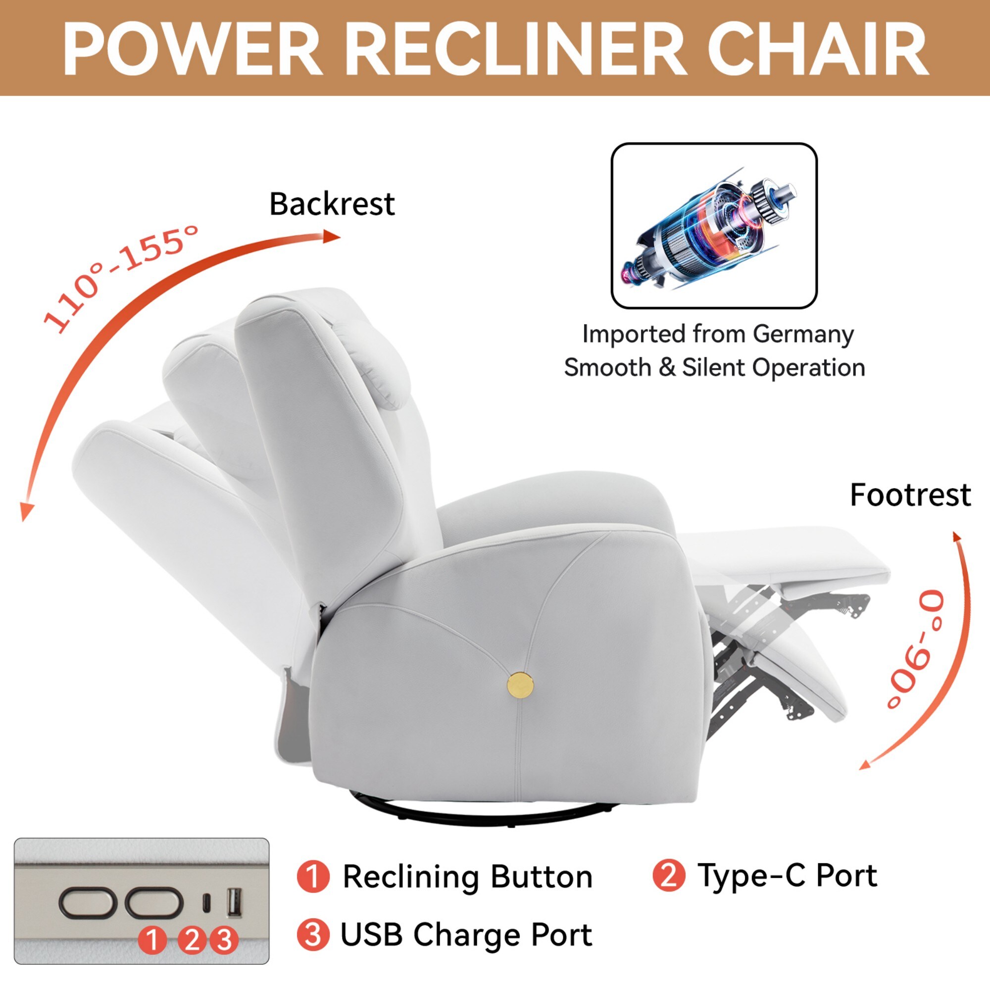Clihome CL-CO00054 recliners - View #7