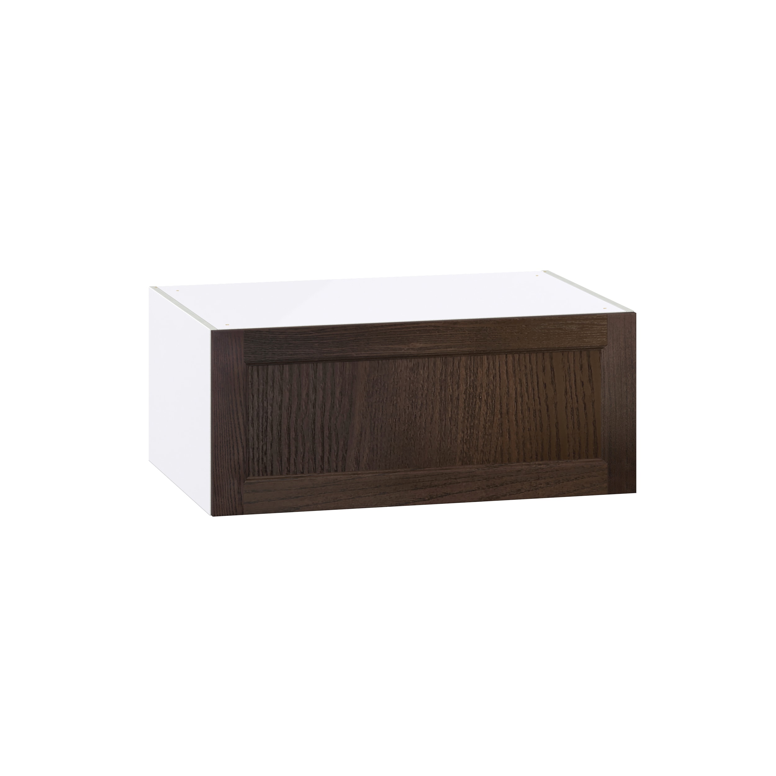 Hugo&Borg Montclaire 36-in W x 10-in H x 24-in D Wood Wall Fully Assembled Cabinet (Recessed Panel Shaker Door Style)