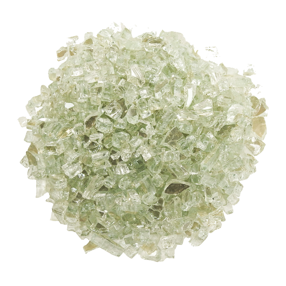 Crystal Reflective Fire Pit Glass, 10 lb