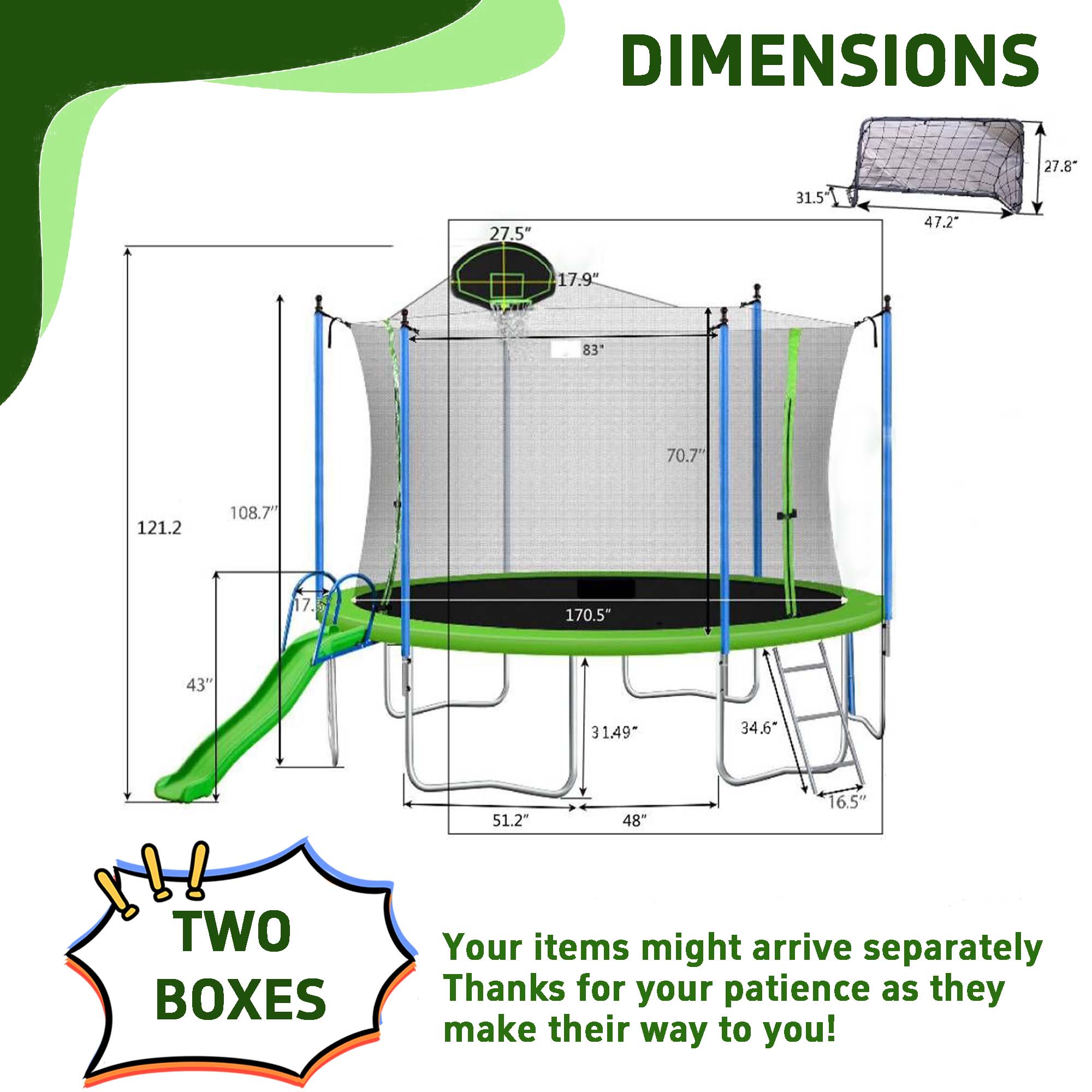 Sunrinx MG11-TP-6 trampolines - View #8