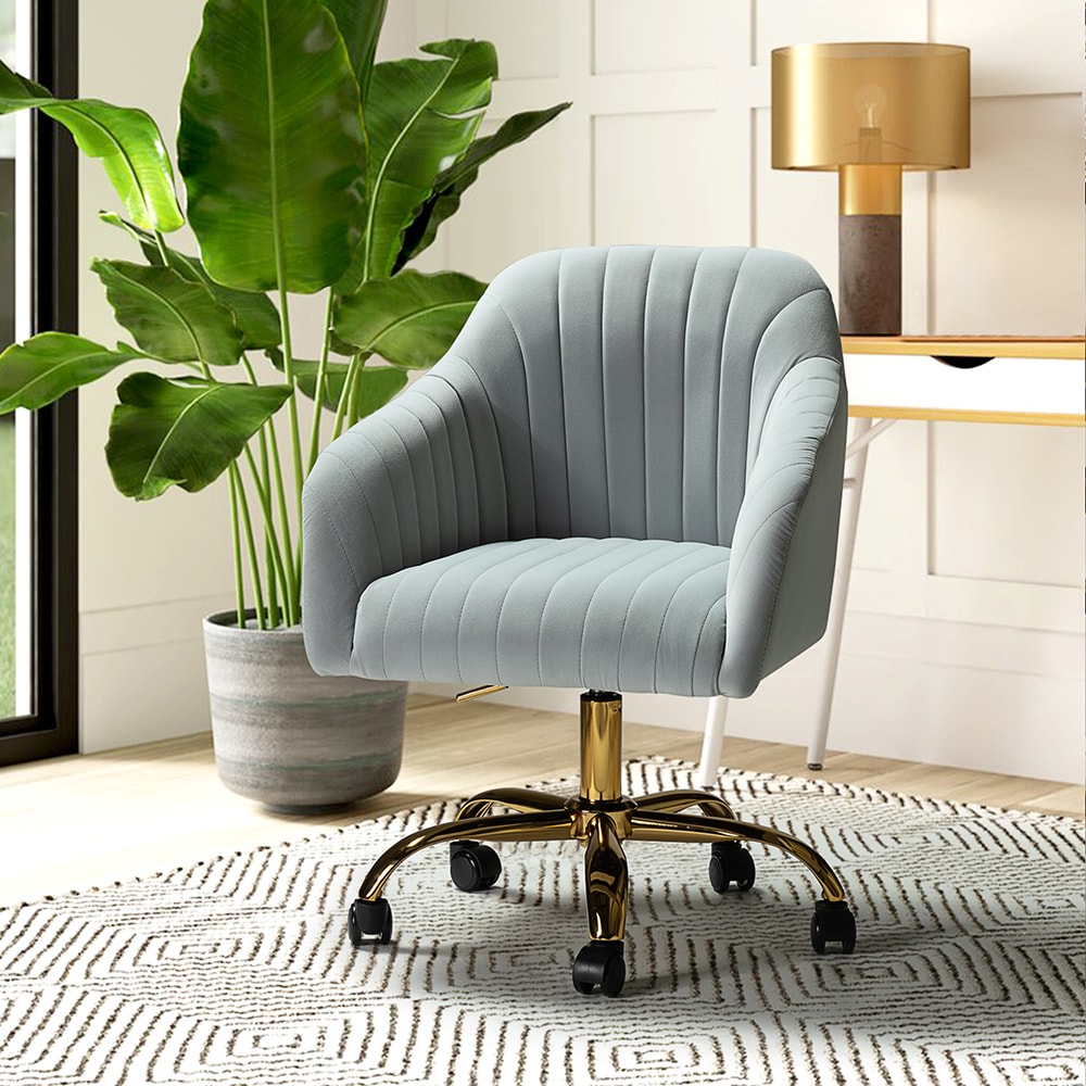 14 Karat Home CHDT0084-GREY Office-Chairs - View #2